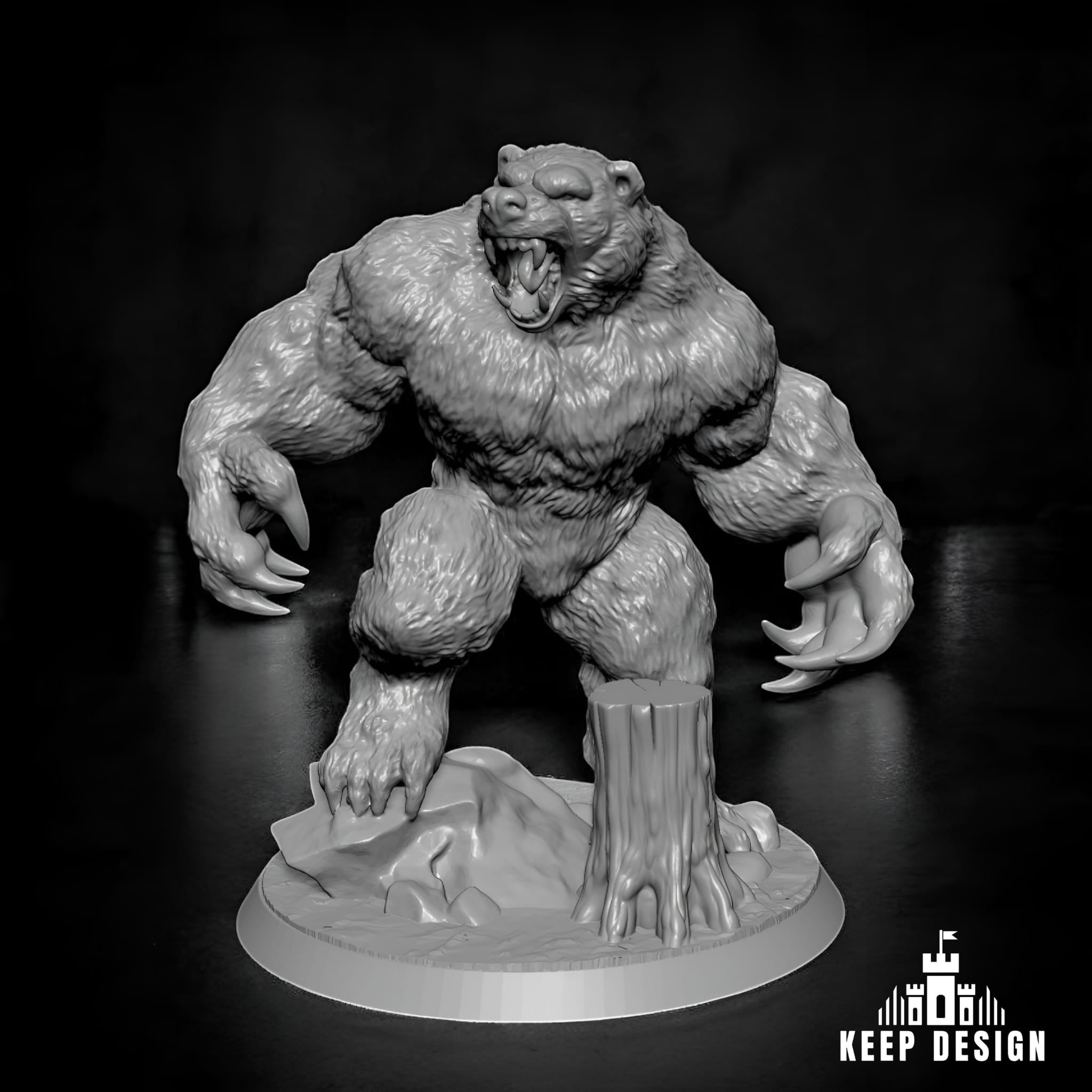 Ursun the great bear+ base+ presupported by Keep Design - MiniHoarder