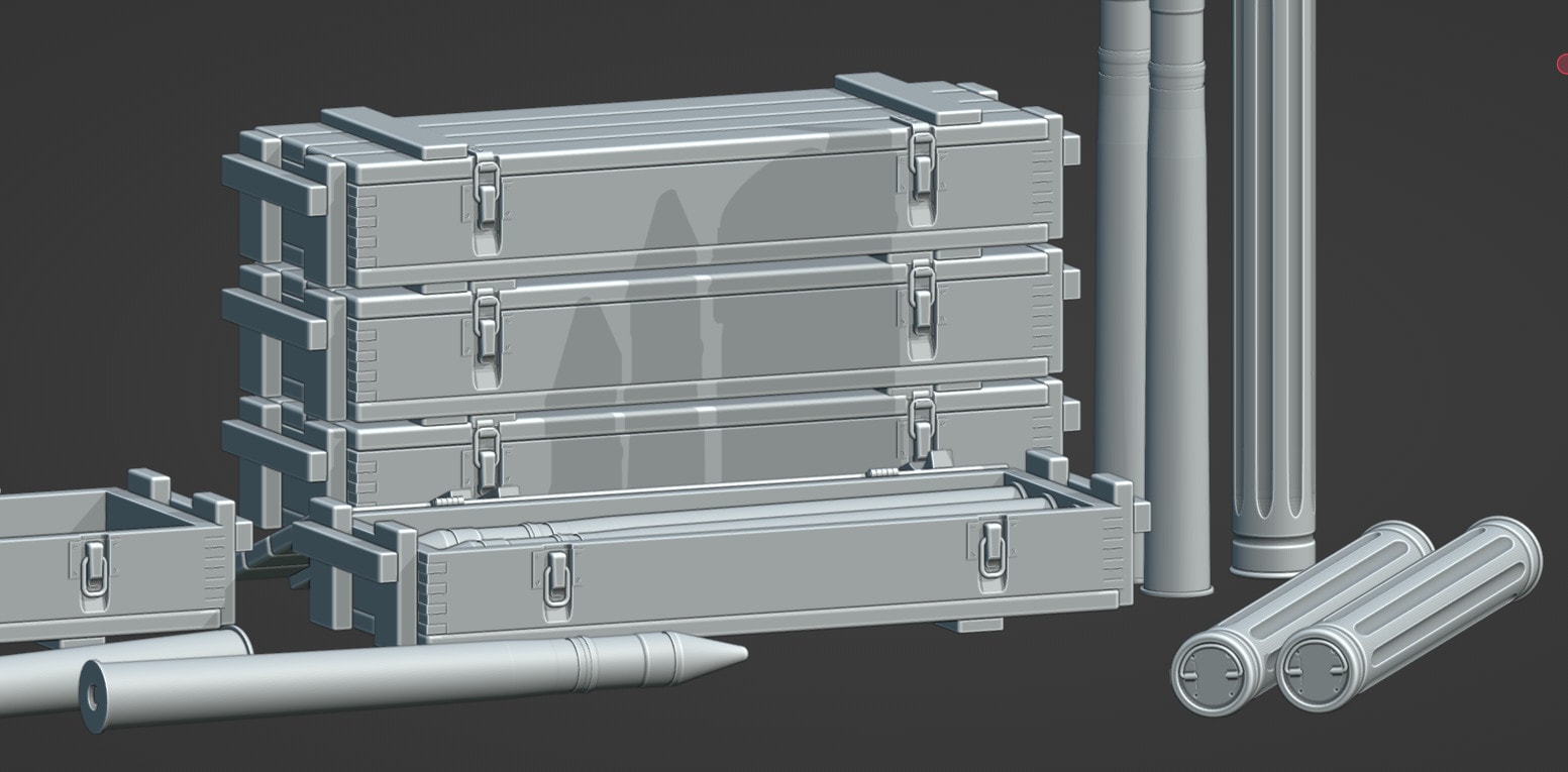 Obus Miniature 7.5cm Sprgr Patr 39 Avec Container – Maquette Dragon 1/35
