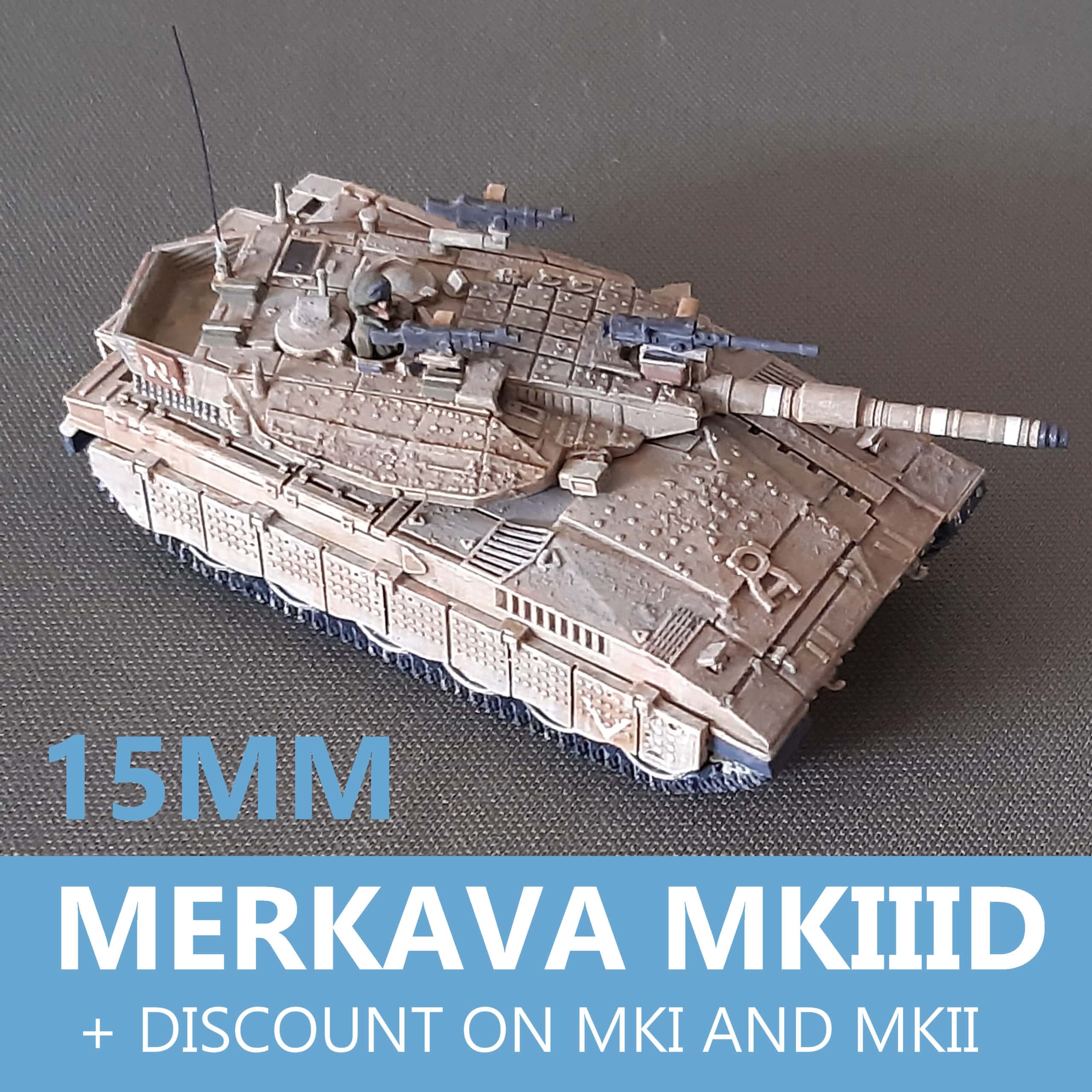Maquette Char MERKAVA MK1 échelle 1:48 - BUTLER PRINTED MODELS, Résine, Occasion