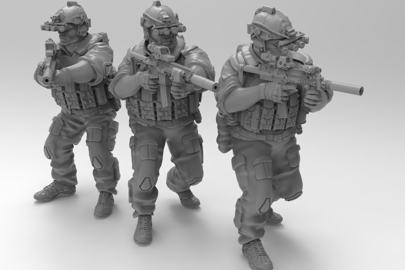 TurnBase Miniatures: Wargames- DEVGRU Set (June patreon TurnBase Miniatures: Wargames- DEVGRU Set (June patreon