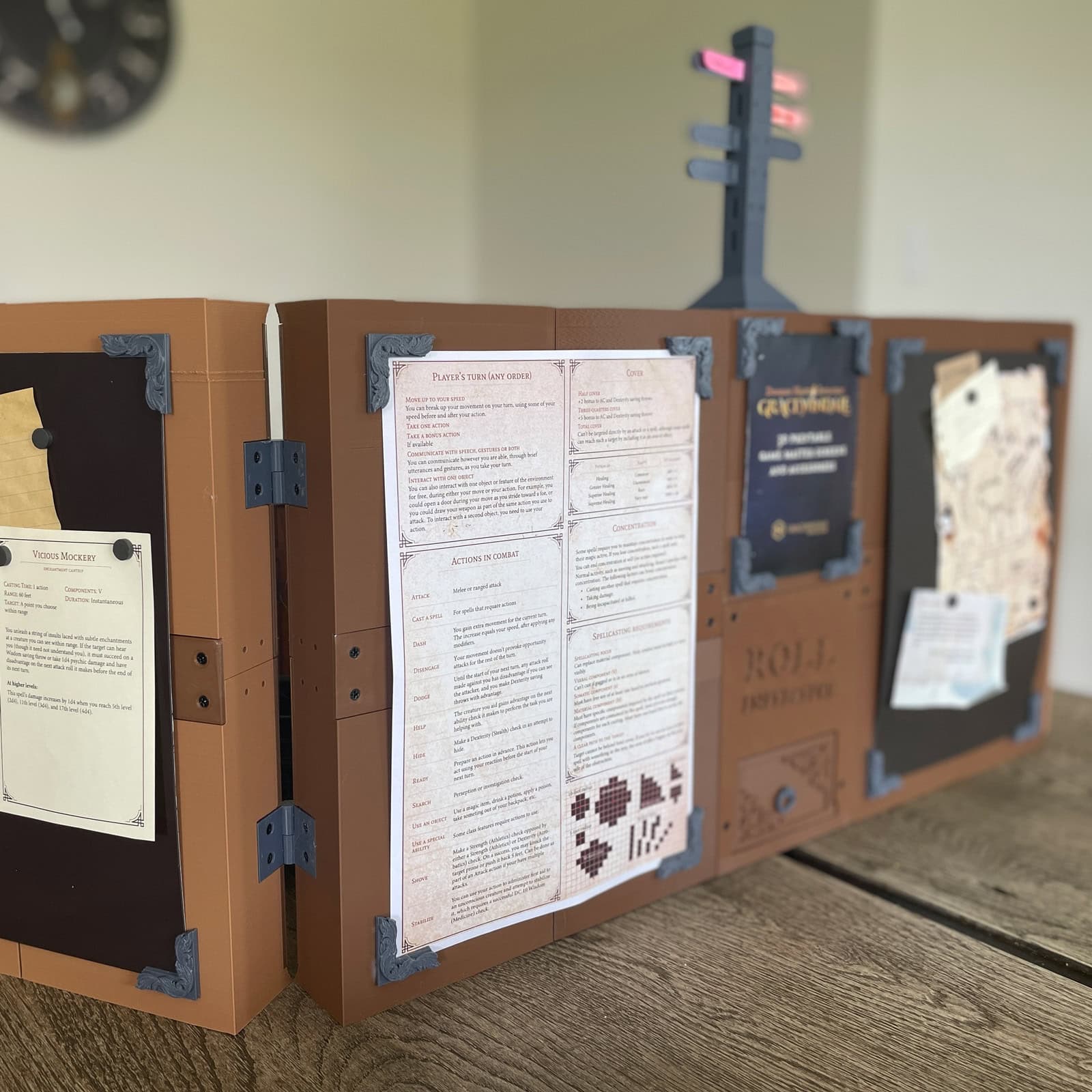 DM Inventory: Big DM Screen by Gracewindale Mini Scenery - MiniHoarder