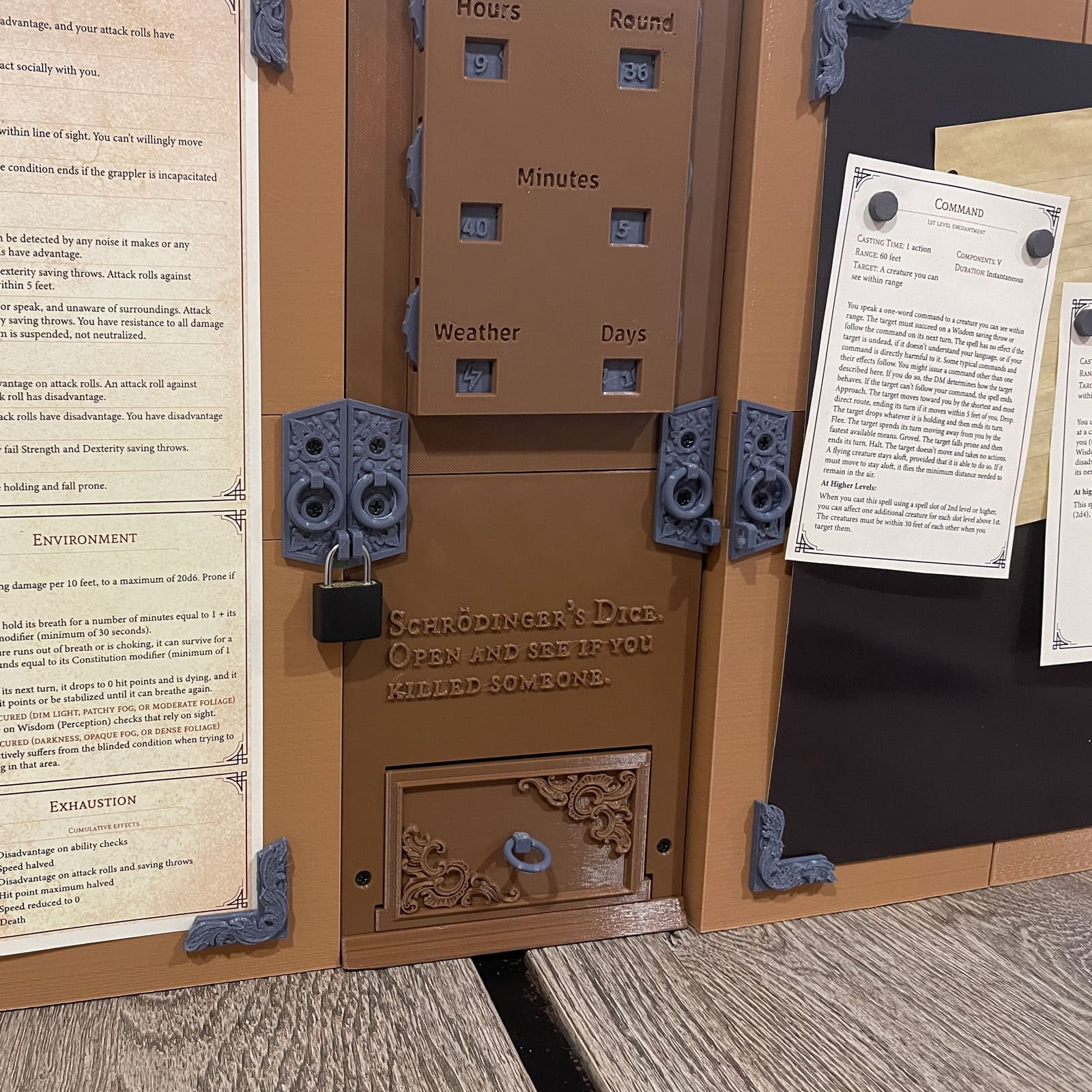 DM Inventory: Big DM Screen by Gracewindale Mini Scenery - MiniHoarder