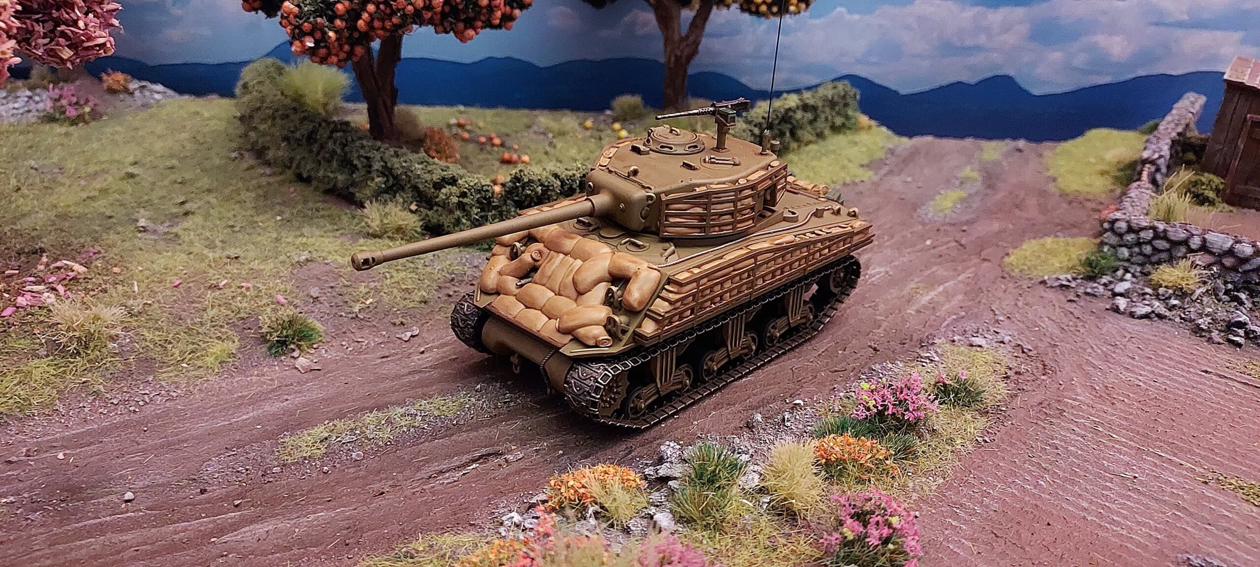 Sherman M4A3(76) (1/56) by Arvernes Miniatures - Wargaming3D, image size:2560x1152