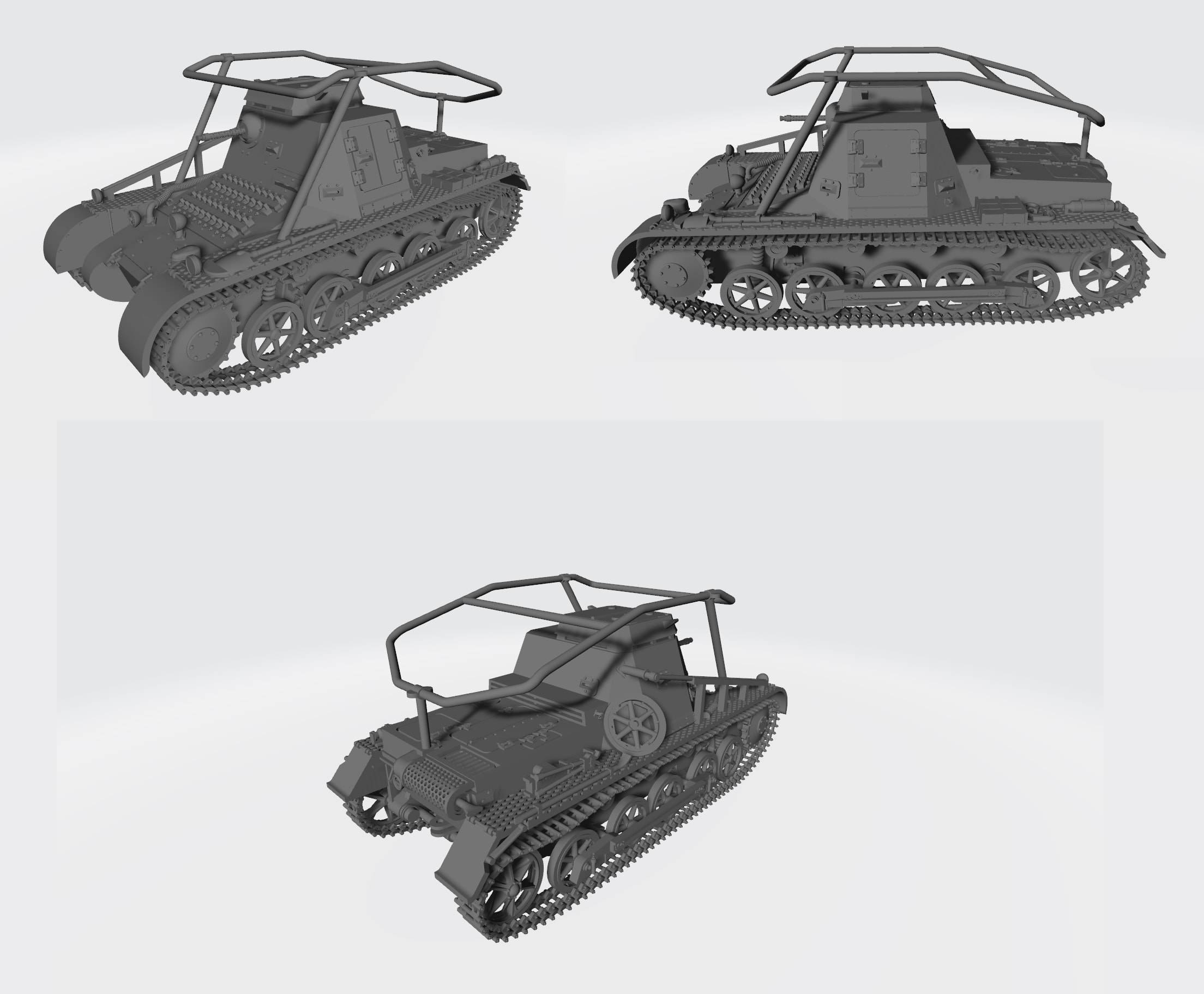Sd.Kfz.265 I号指揮戦車 3 in 1 TMN: Preview: Takom's Panzerbefelhswagen I. Sd.Kfz.265, 3-in