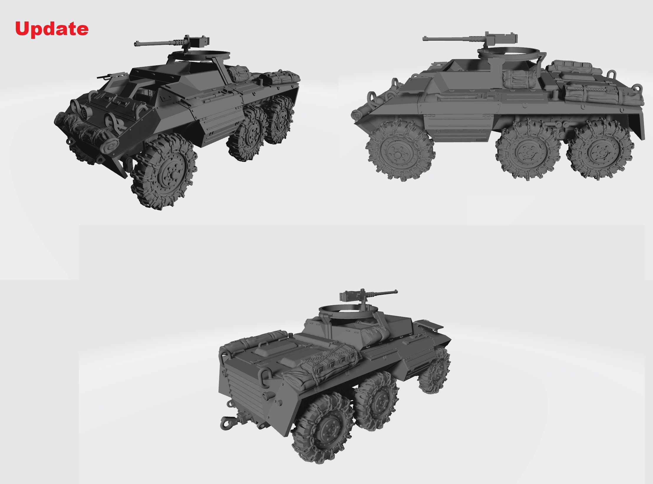 Maquette 1/32 MONOGRAM M-20 Armored Car – WW2, à Peindre