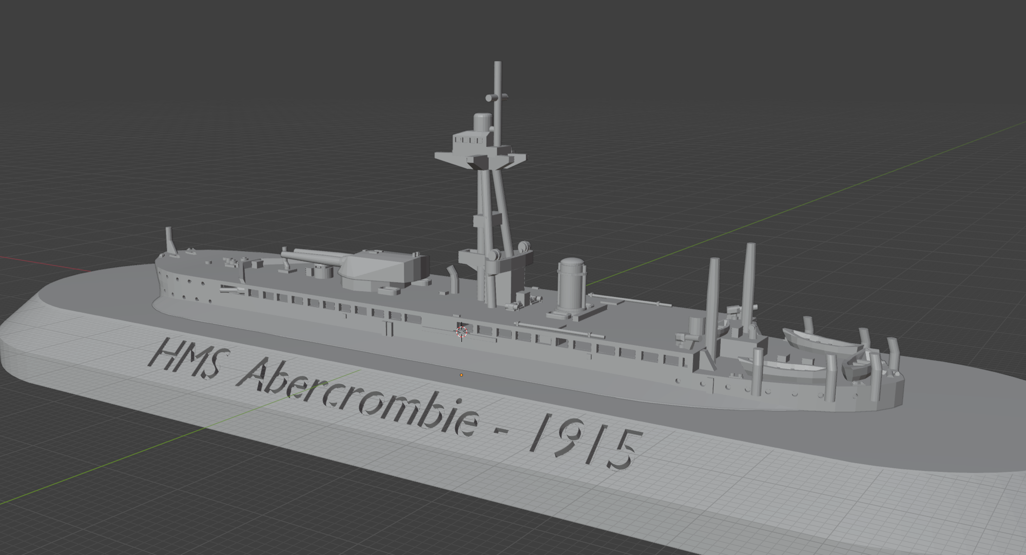 Abercrombie Class Monitor by Allan's Corner - Wargaming3D