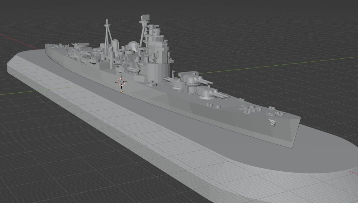 Japanese Myoko Class Heavy Cruiser by Allan's Corner - Wargaming3D