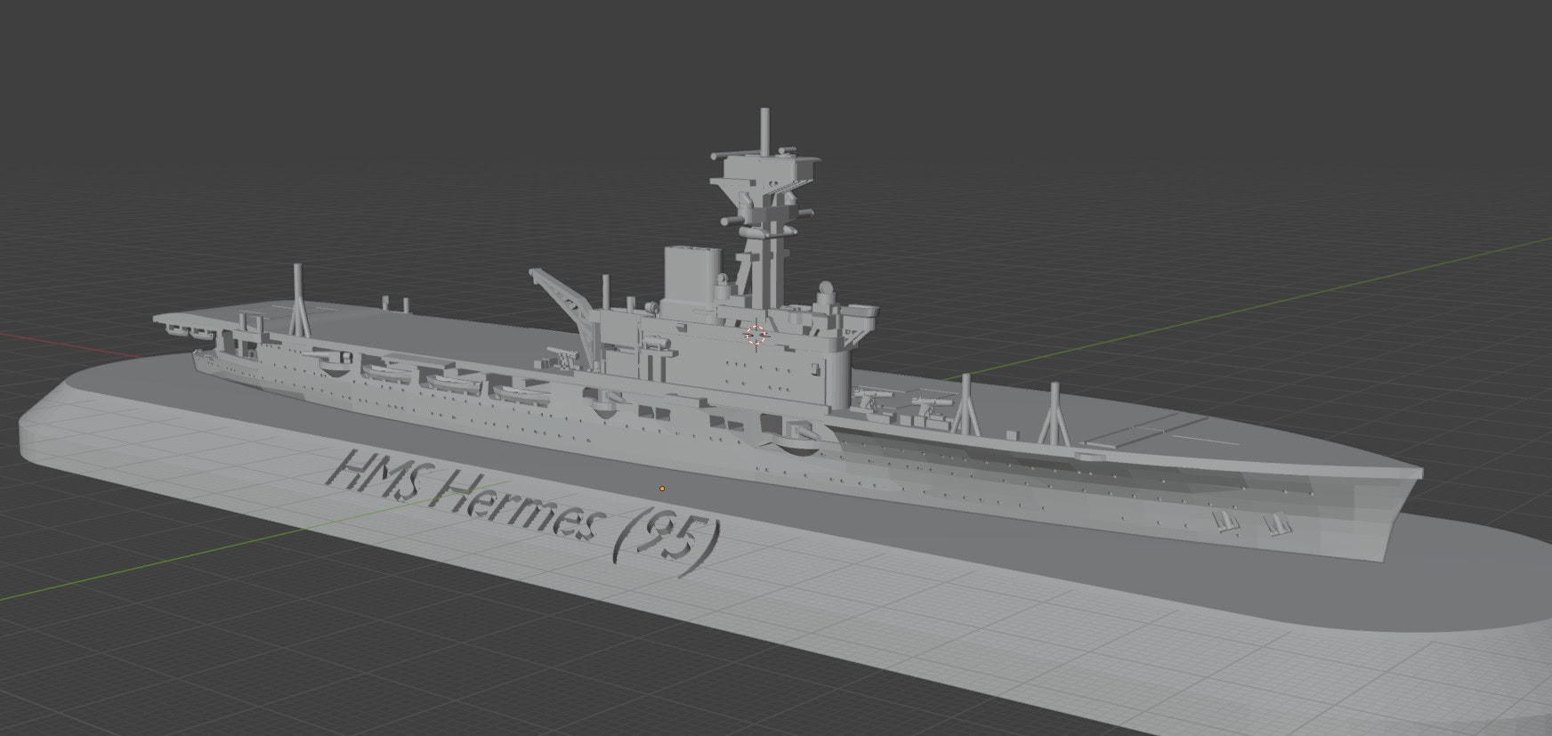 HMS Hermes (95) by Allan's Corner - Wargaming3D