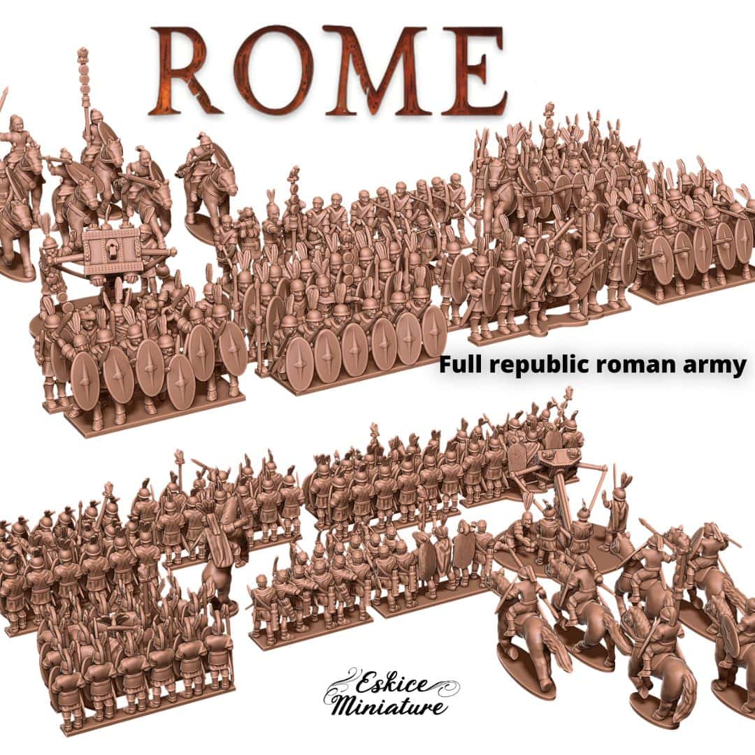 Rome Republic Army - 15mm BUNDLE by Eskice Miniature - Wargaming3D