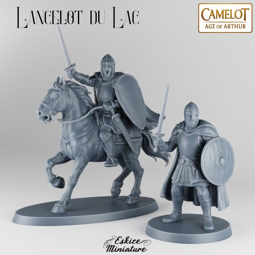 Lancelot du Lac - 28mm by Eskice Miniature - Wargaming3D