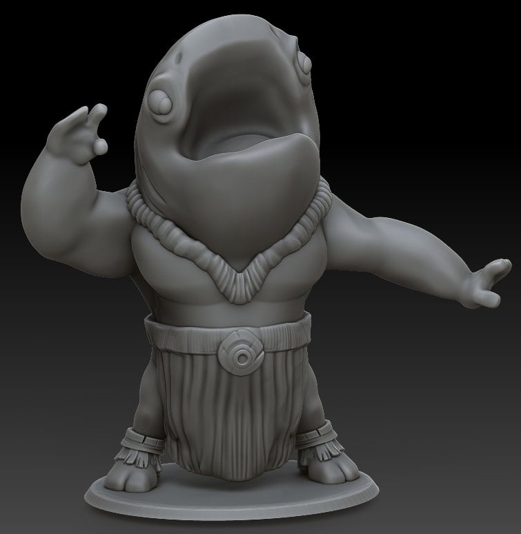 Selachian - Whale Shark Bard (haka) by Wundervale Games - MiniHoarder