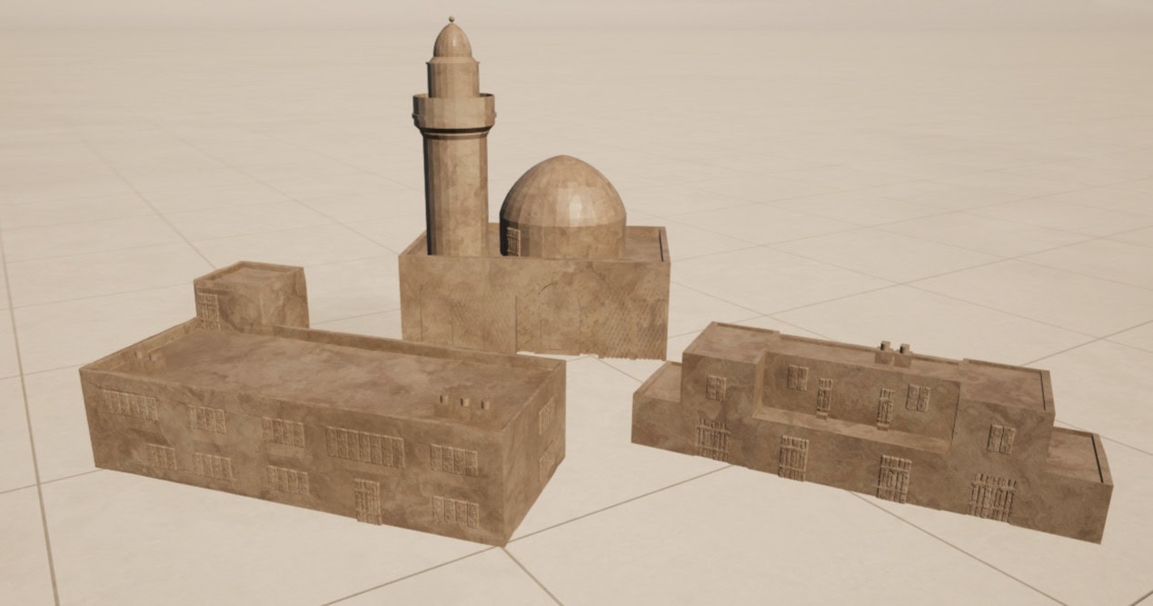 Middle Eastern Community Building Pack by Gametree 3d Print Scenics