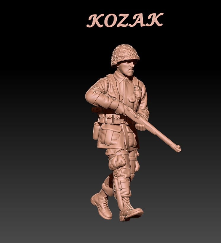 ww2 british infantry late war (winter) set 1 by Kozak