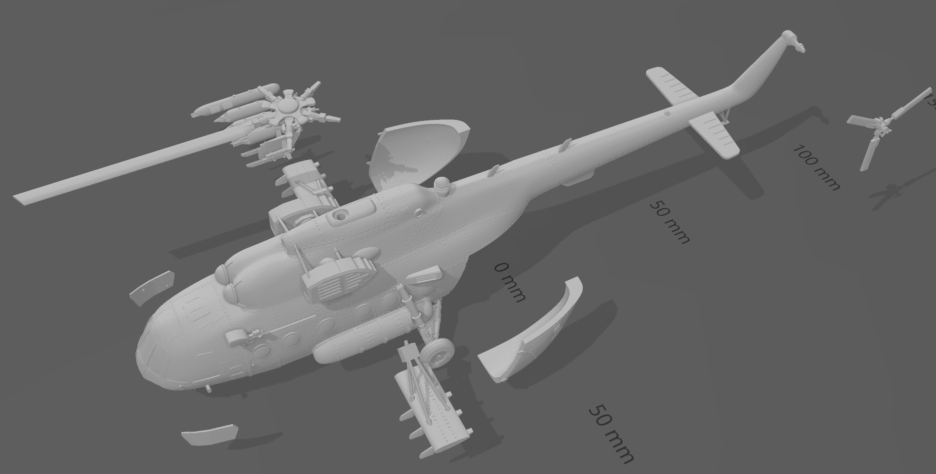 1/35 大！Mil Mi-8MT/Mi-17 Hip-H プラモデル Mi-17 HIP H Helicopter 1/35 Trumpeter