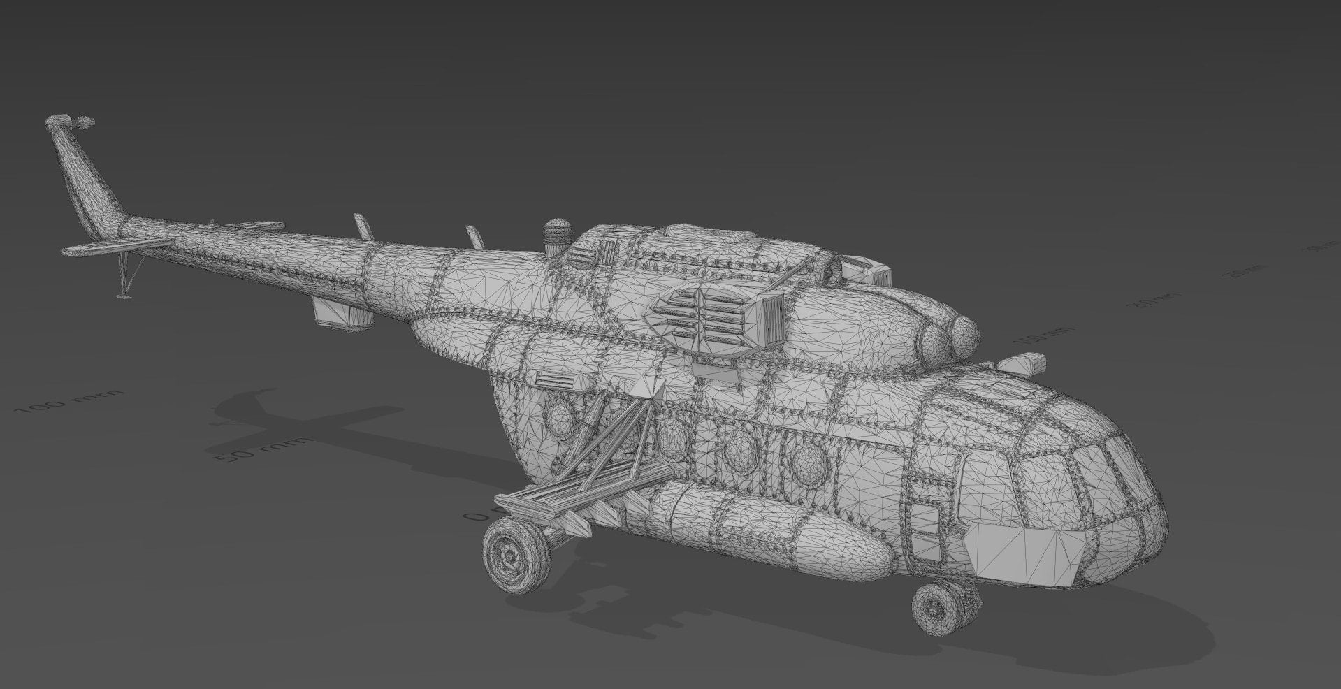 1:100 Mil-Mi-8/17 Hip Transport Helicopter by The Idle Hands