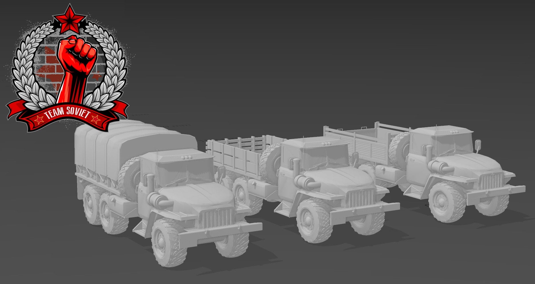 1:100 Ural 4320 - The Basics by The Idle Hands Workshop - Wargaming3D