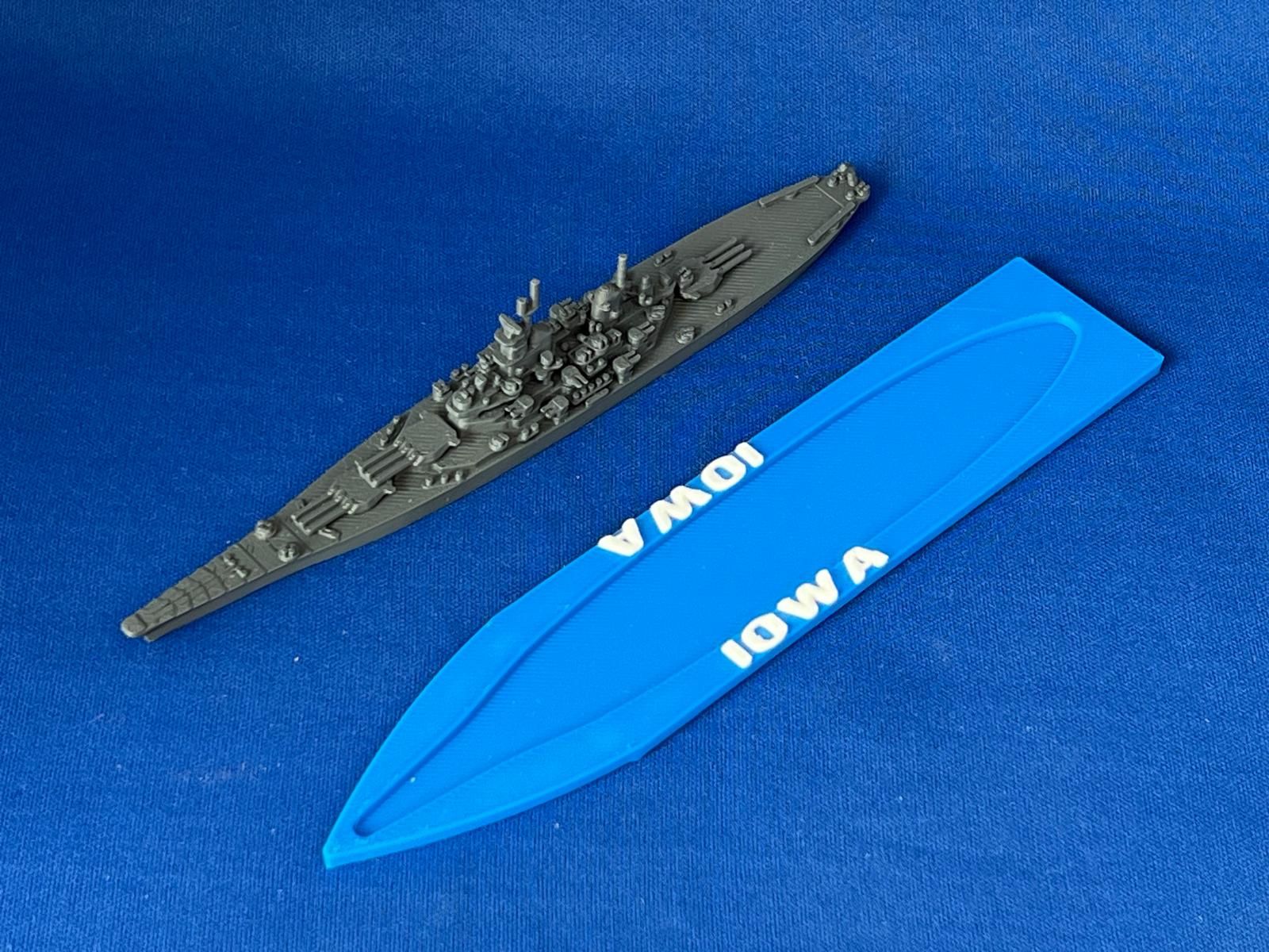 USS Iowa Battleship Ship Base by The Fun Kingdom - Wargaming3D