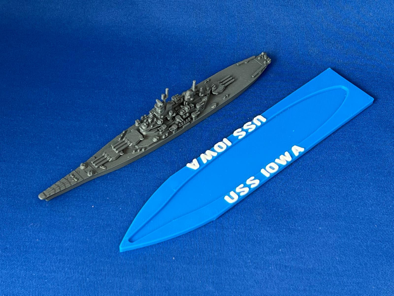USS Iowa Battleship Ship Base by The Fun Kingdom - Wargaming3D