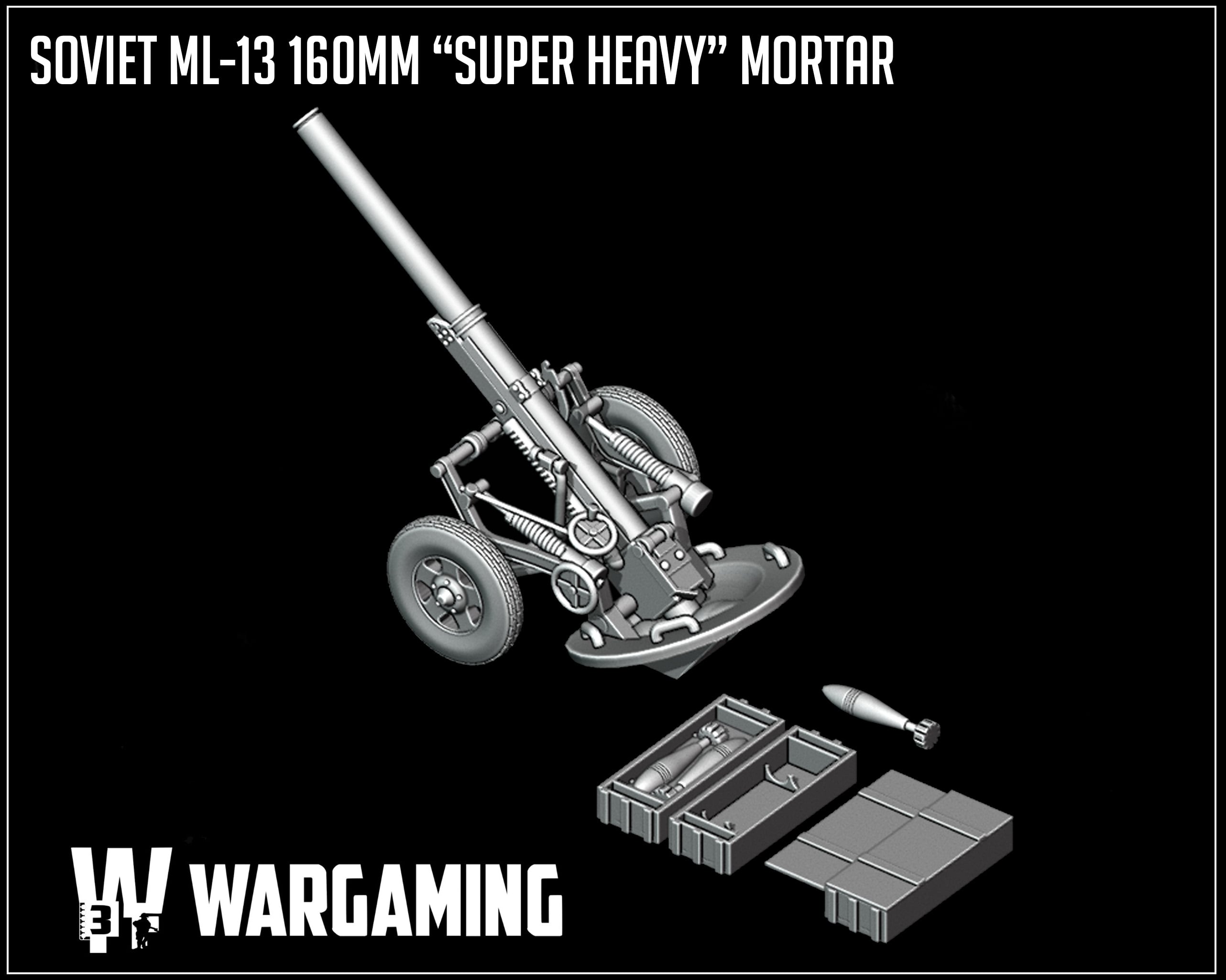 PM43 / M1943 / MT-13 160mm Superheavy Mortar by Matthew Webb