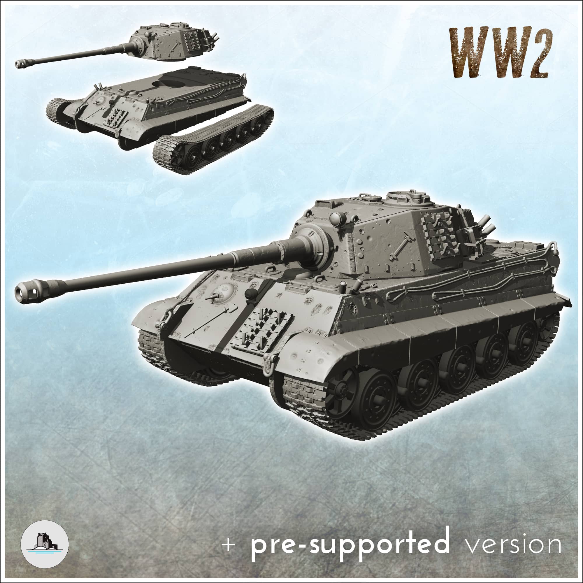 MINICHANPS PANZERKAMPFWAGEN Ⅵ TIGER Ⅱ latest?cb=20220227185916