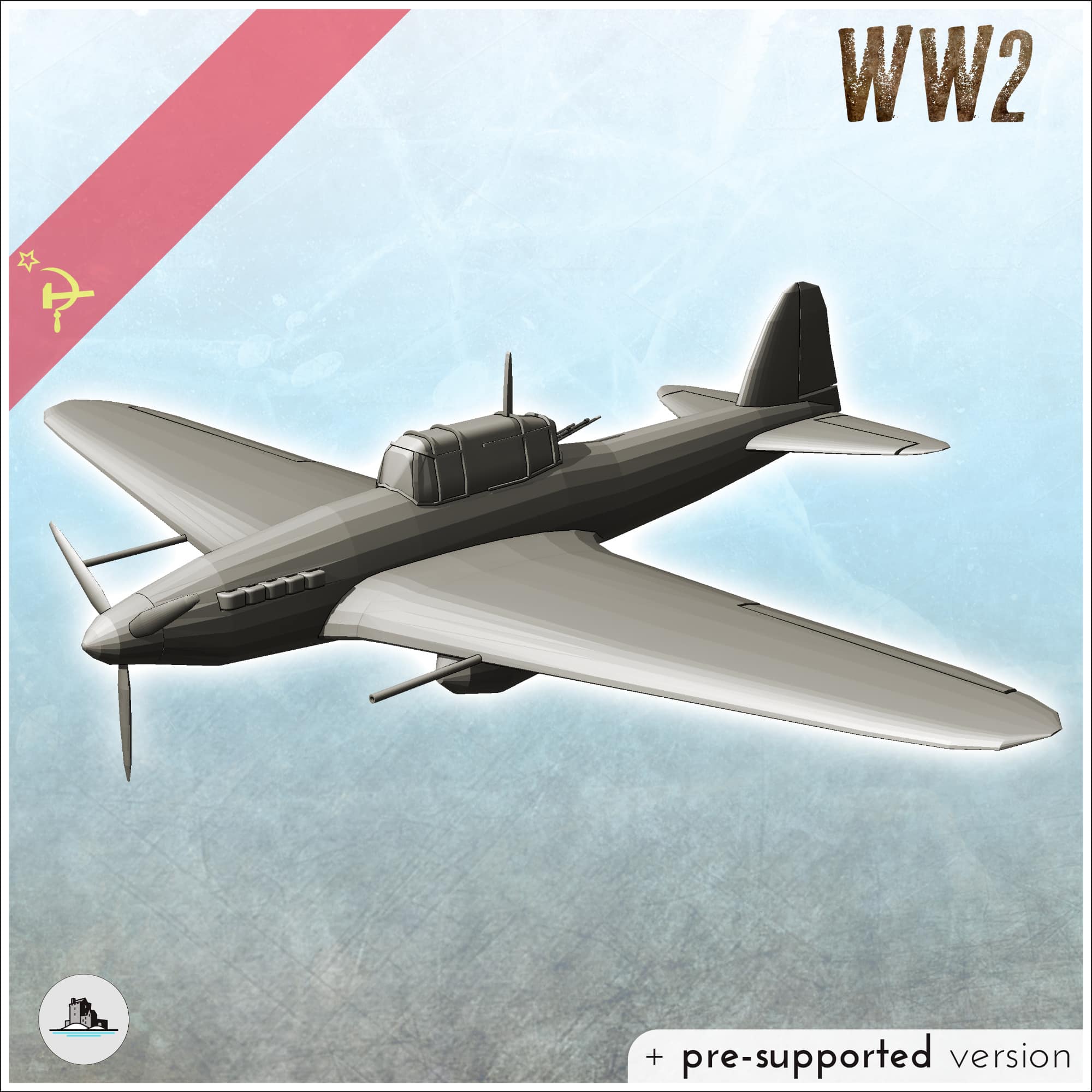 Ilyushin Il-2 Shturmovik soviet ground-attack plane (12) by Hartolia ...
