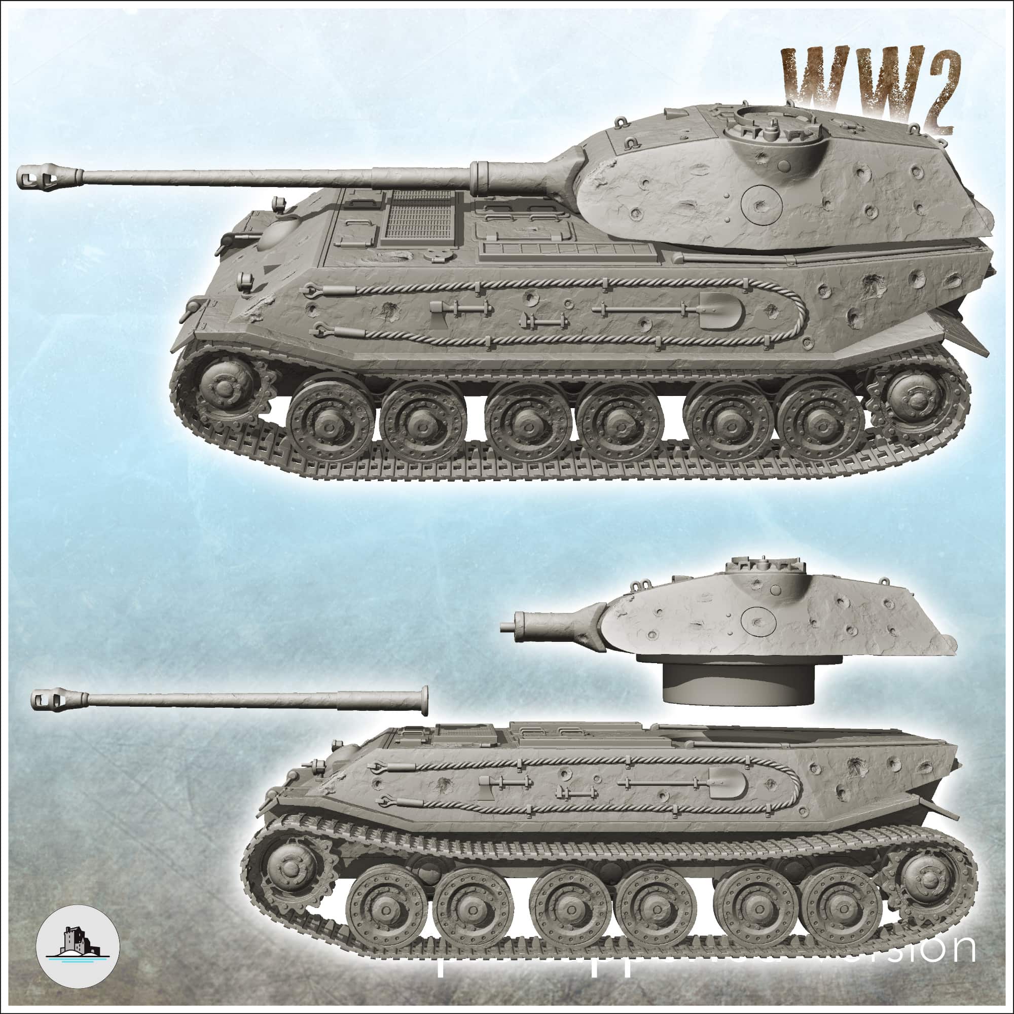 Panzer VI Tiger II VK 45.02 (P) by Hartolia Miniatures
