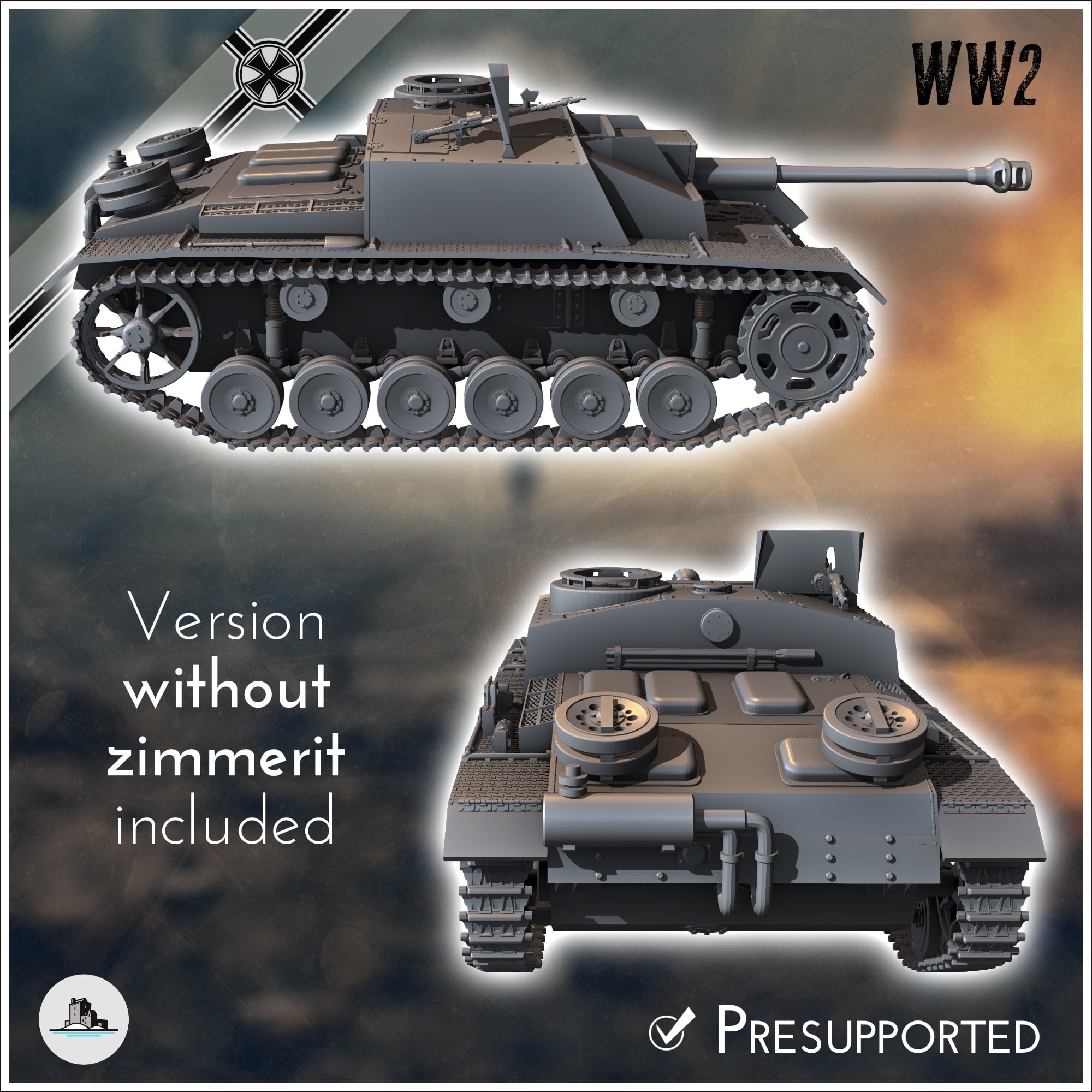 Sturmgeschutz StuG III Ausf. G 1943 Sturmi mid production (Sd.Kfz. 142 ...