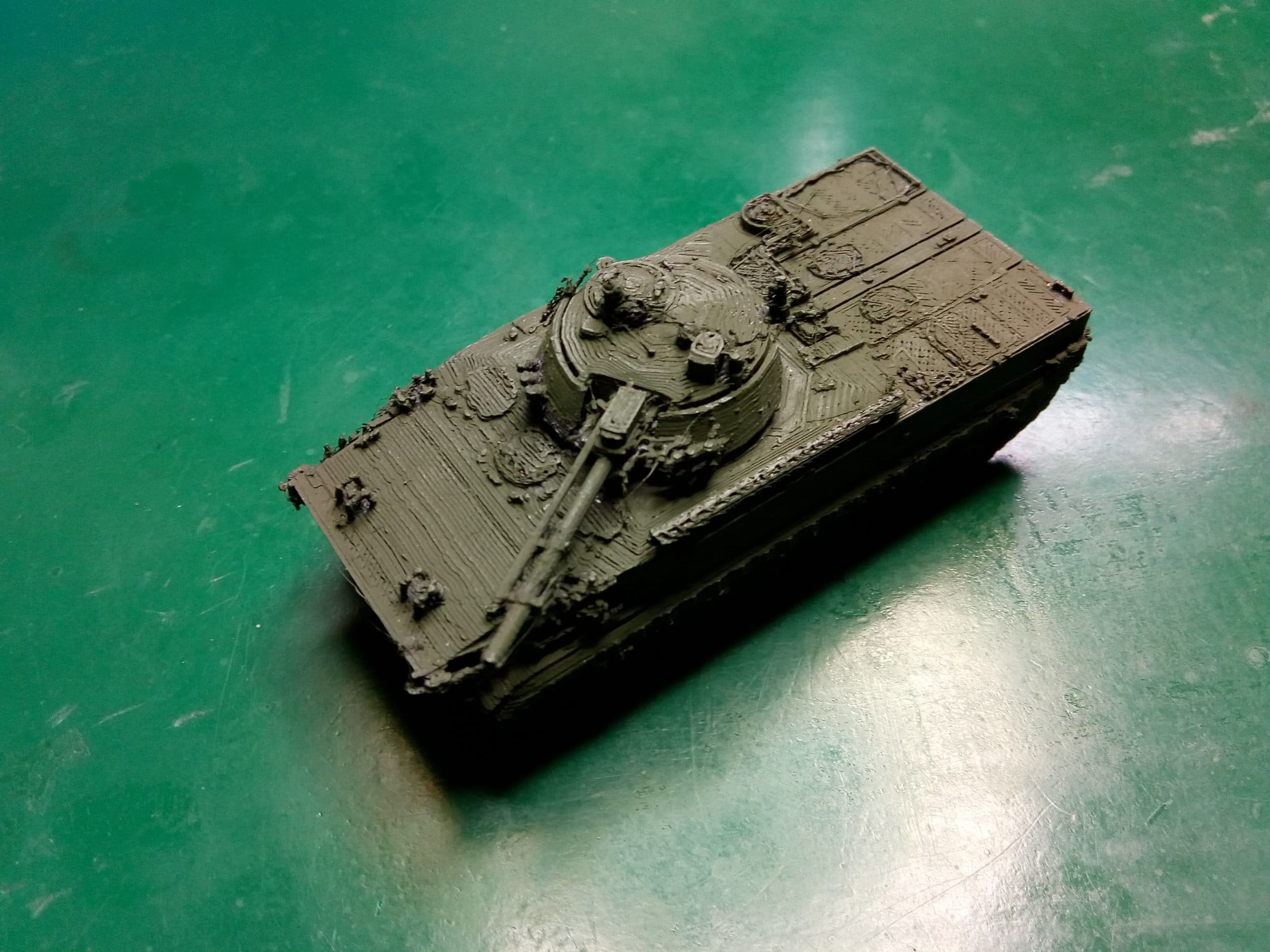 Miniature Char BMP 3 En Résine - SMM 1/43, Véhicule Militaire Russe