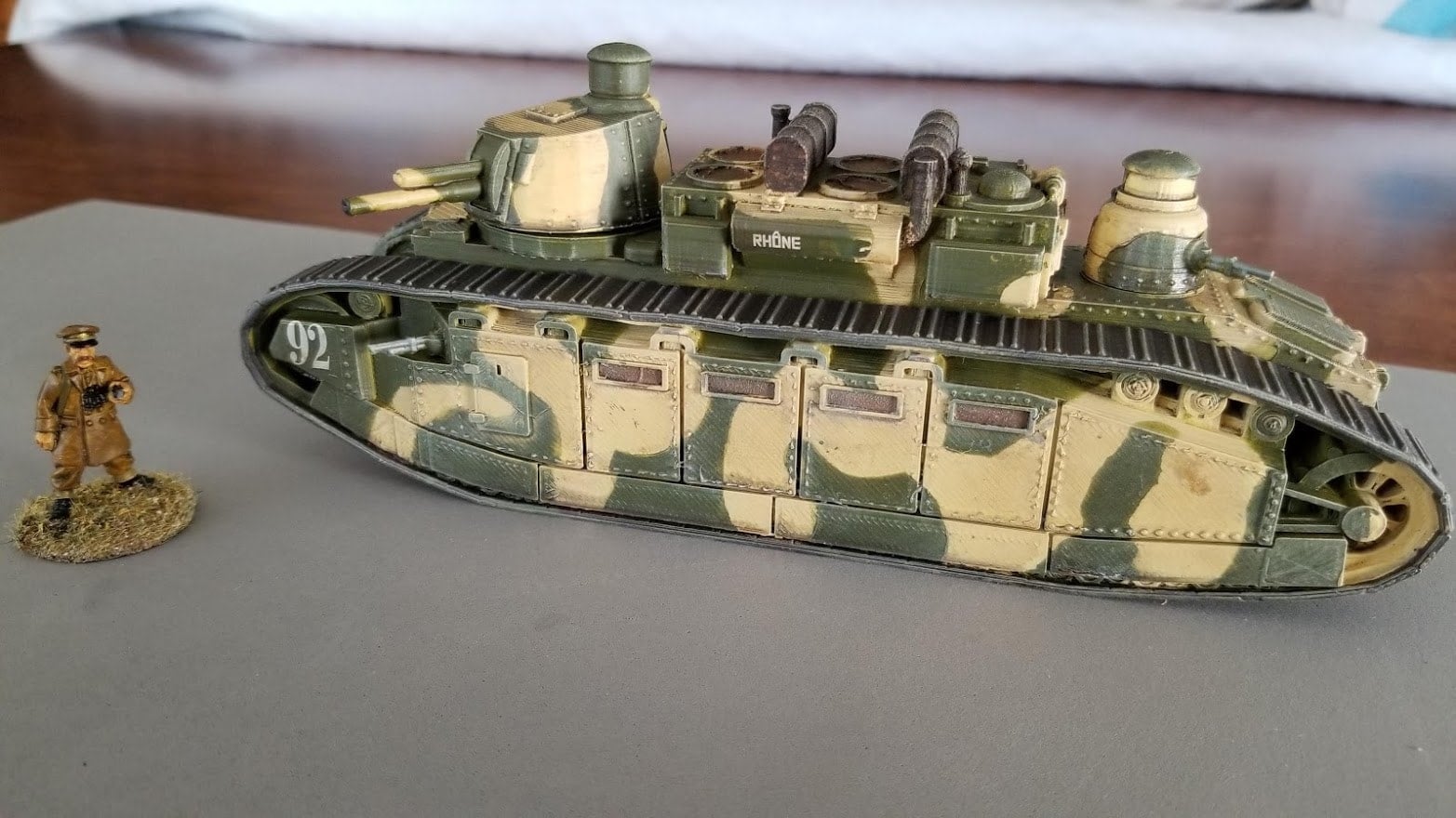 Deweycat French Char 2C tank - 28mm by Deweycat Productions - Wargaming3D