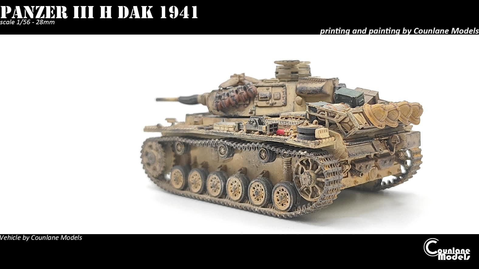 RARE! FLAMES OF WAR GE031 : PANZER III G/H neuf, sous blister