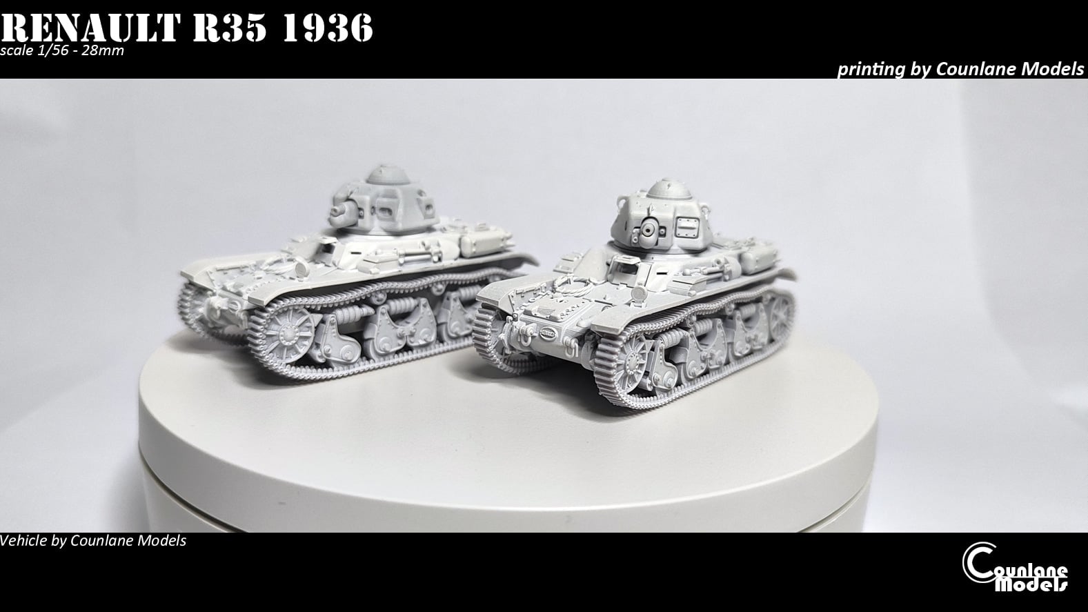 Renault R35, at least 3 possible variant by Counlane Models - Wargaming3D