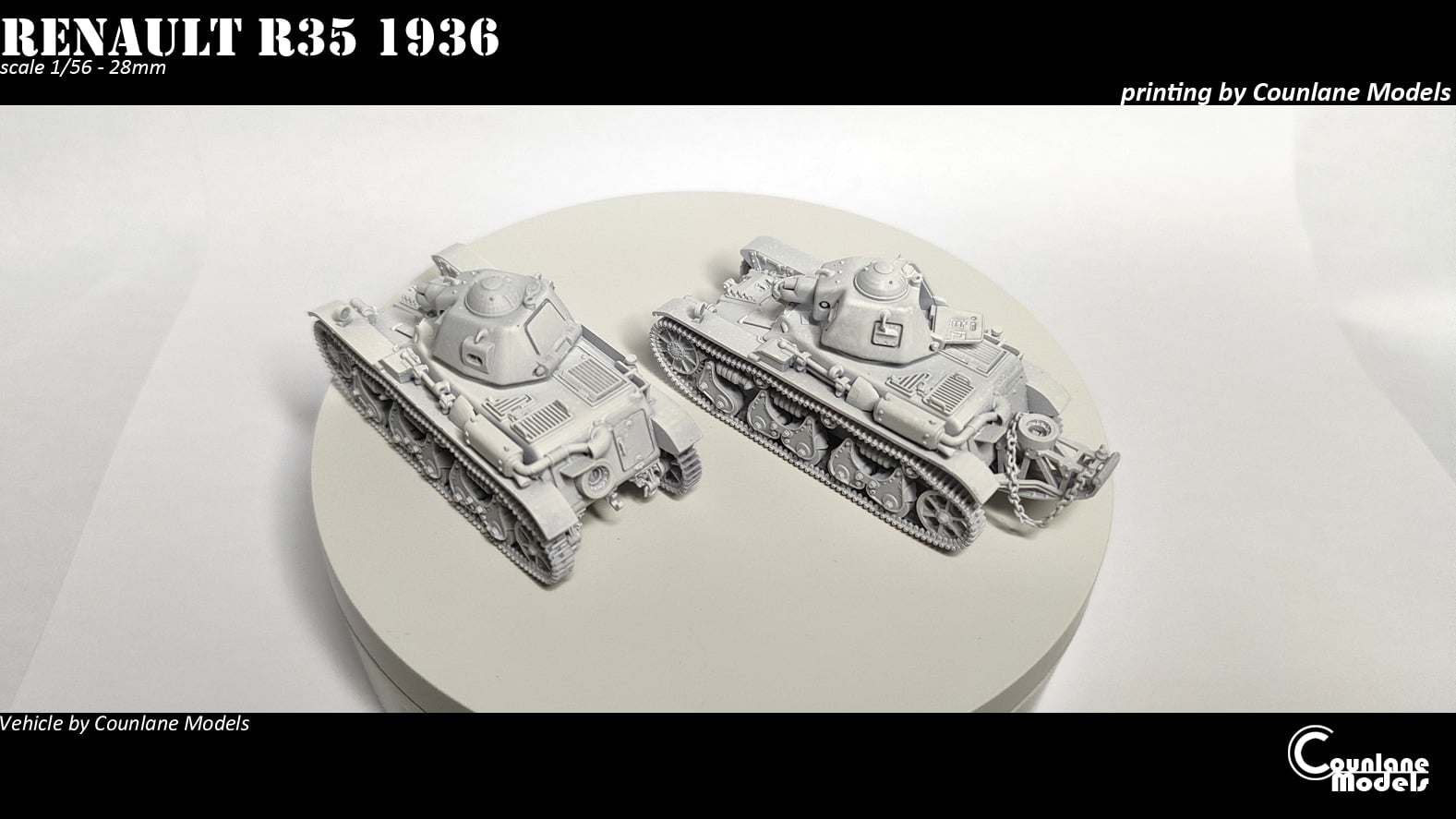 Renault R35, at least 3 possible variant by Counlane Models - Wargaming3D