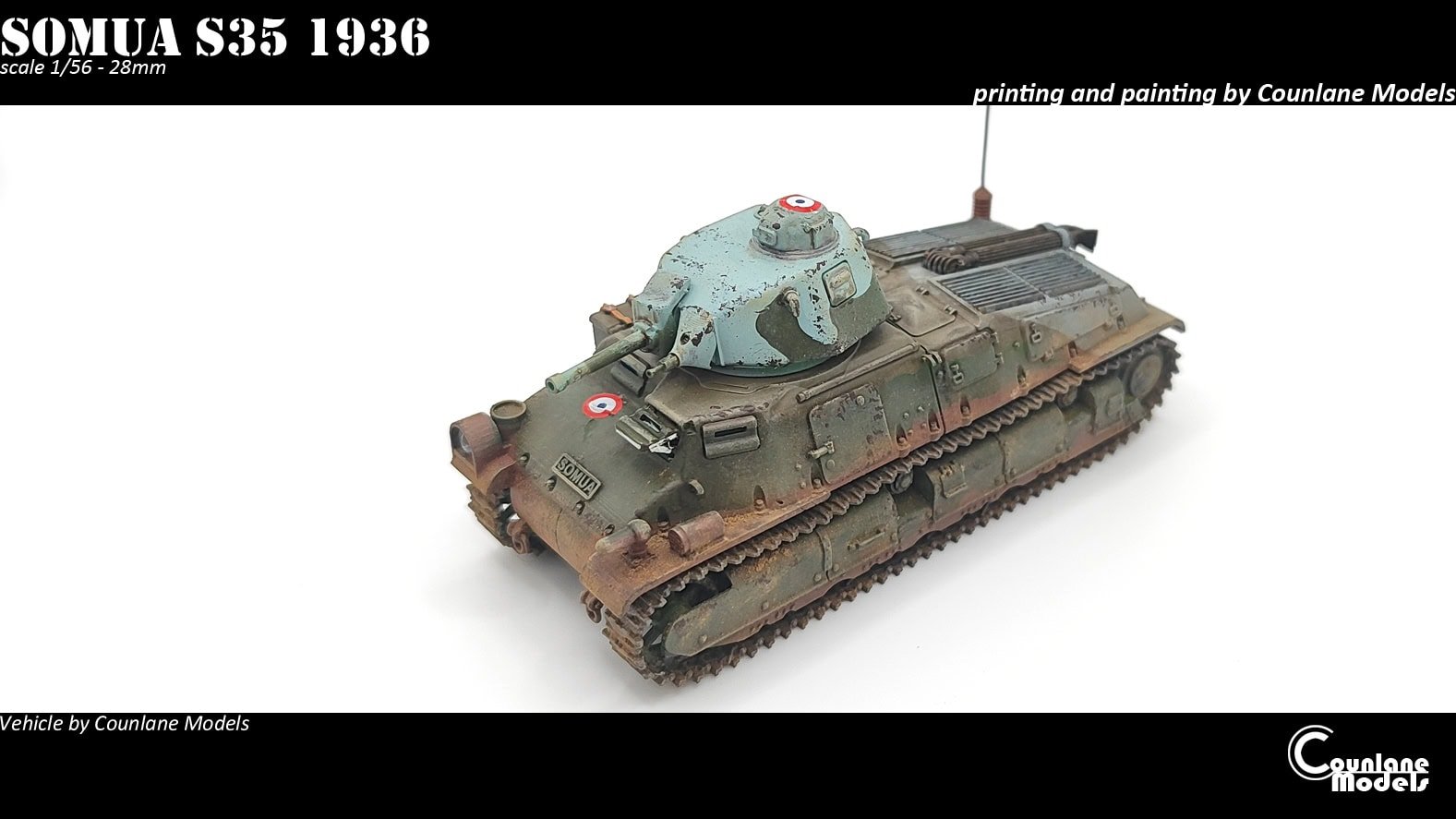 Somua S35 by Counlane Models - Wargaming3D