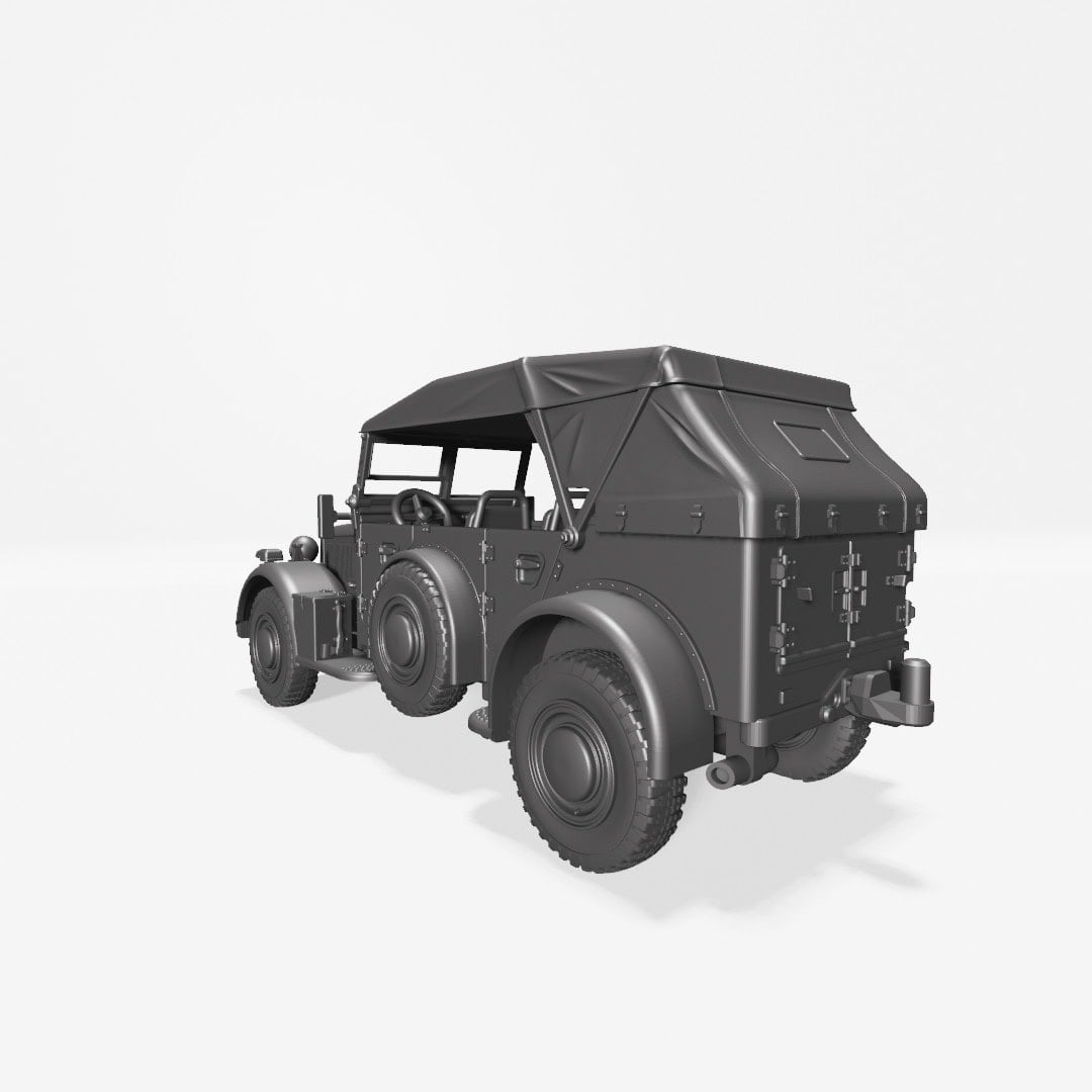 Horch 901 (Kfz.15) (open and closed) (Germany, WW2) by Wargame3D