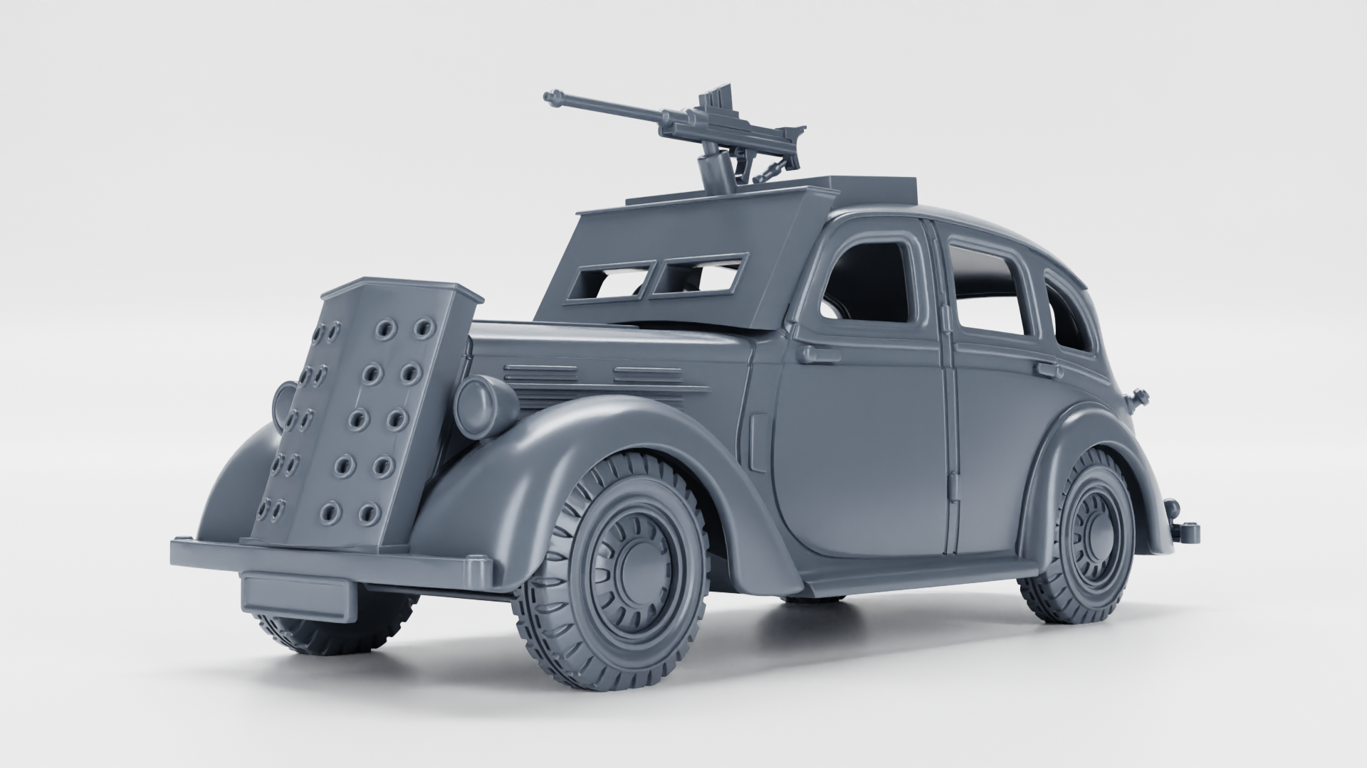 Horch 901/40 (Kfz.21) (Rommel car) (Germany, WW2) by Wargame3D