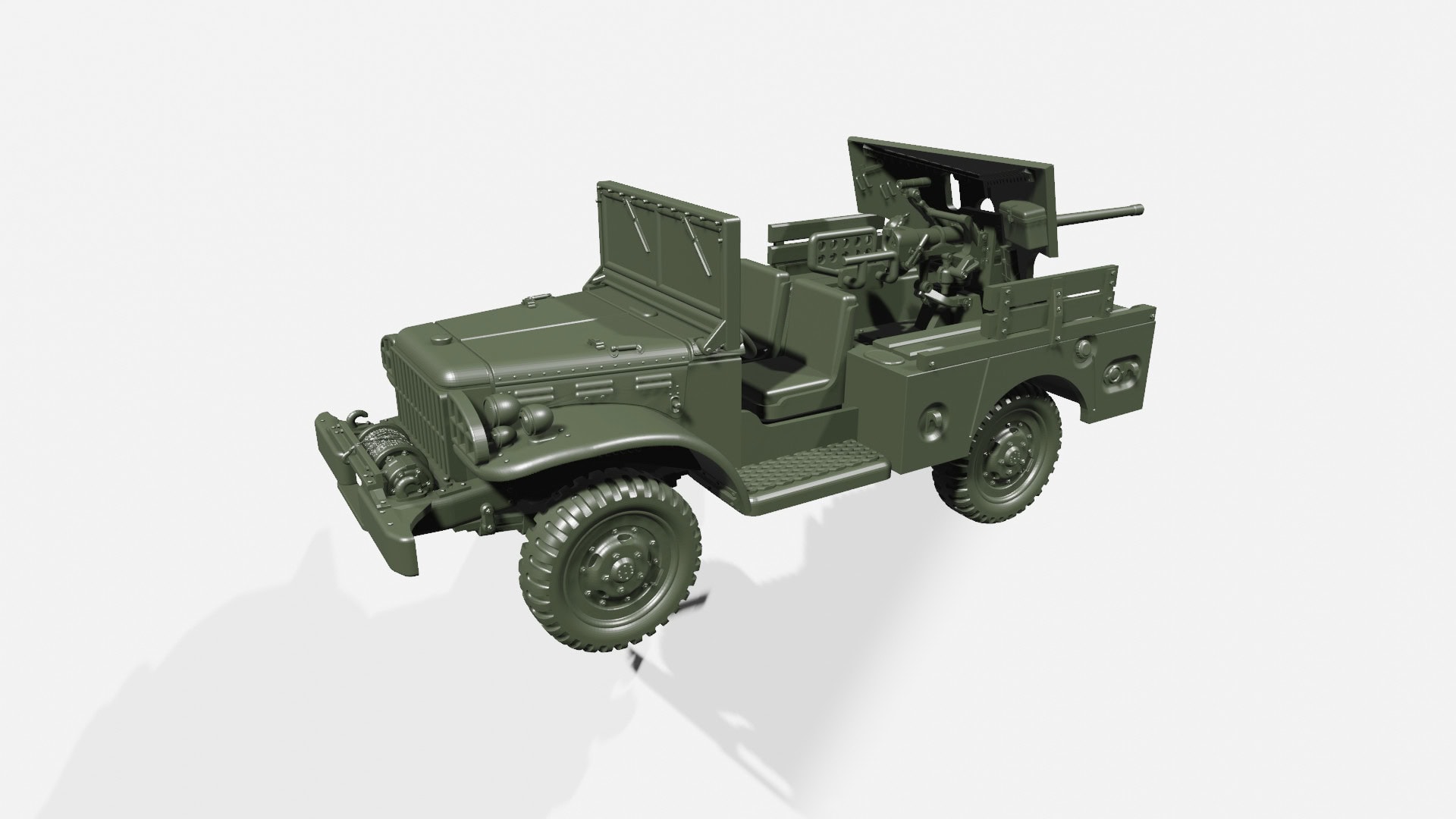Solido 1/50 - Dodge M6 4x4 US Army Canon 37mm - WW2 - Neuf