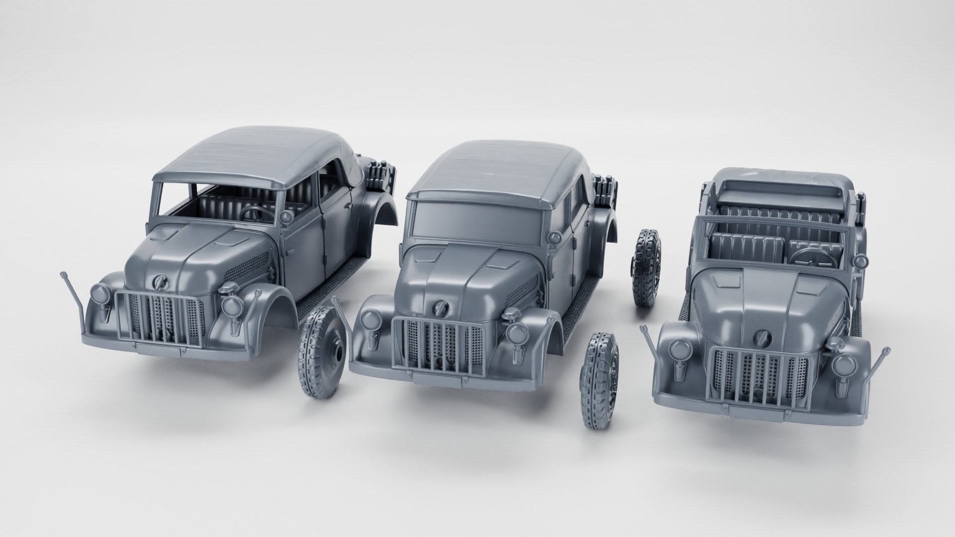 German Steyr type 1500A Kommandeurwagen Tamiya 32553