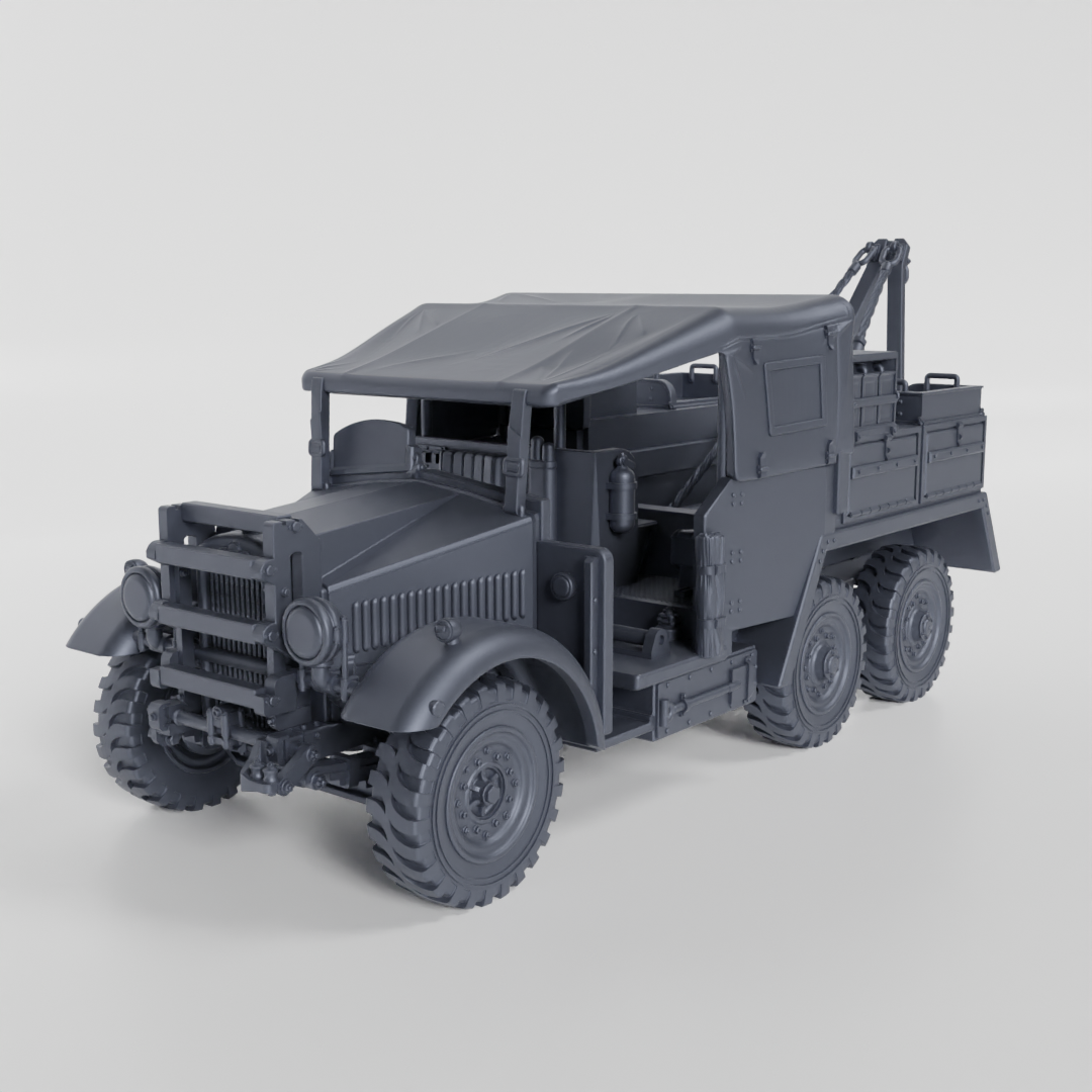 Morris Commercial CDSW 6x4 Wrecker (UK, WW2) by Wargame3D