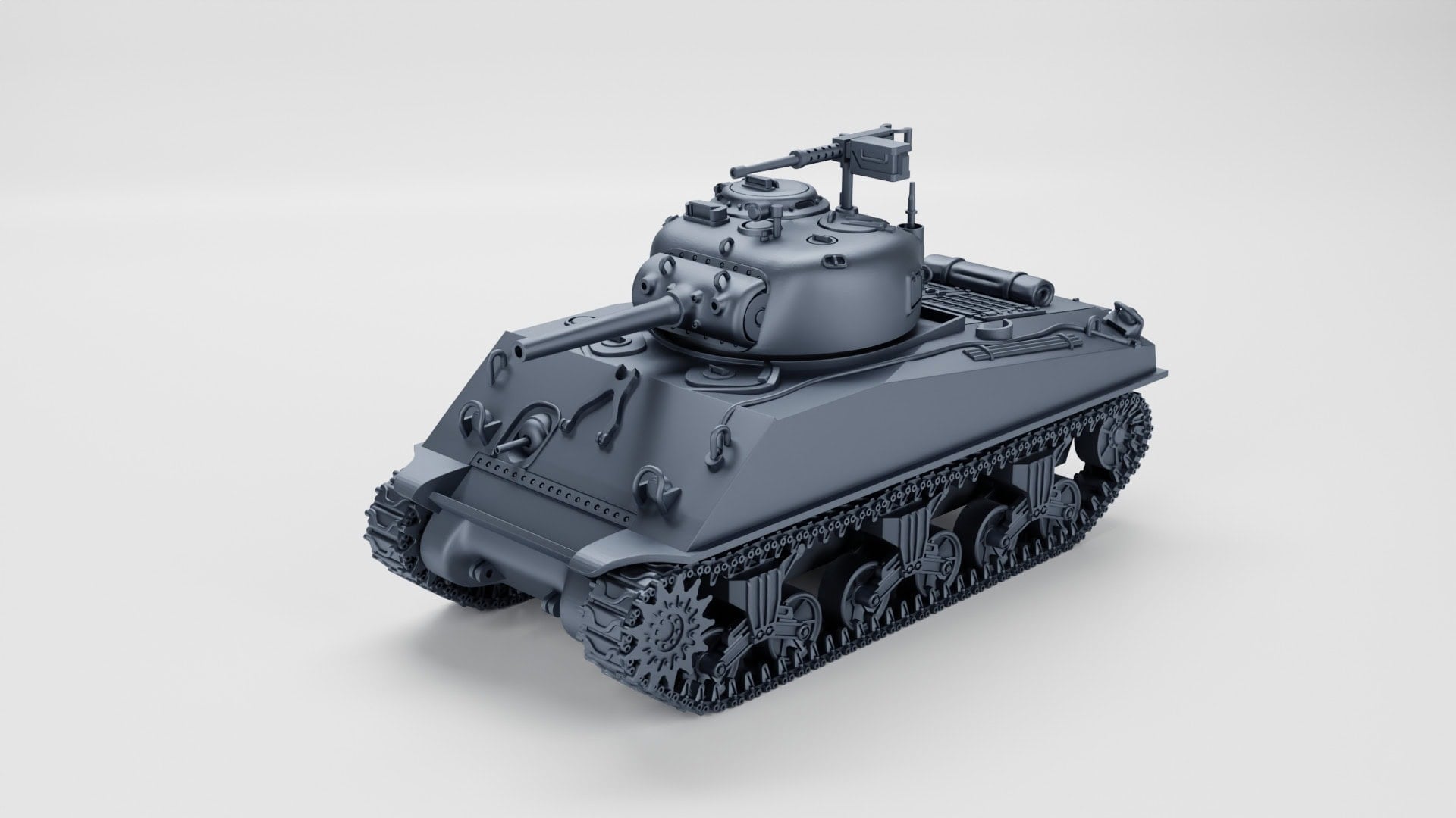 Sherman M4A3 105/76mm (howitzer version) (US, WW2) by Wargame3D
