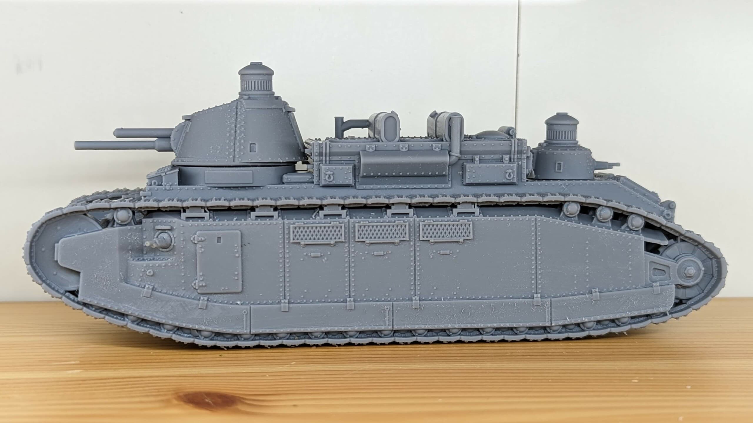 Super Heavy Tank Char 2C + Char 2C Normandie version (France, WW2