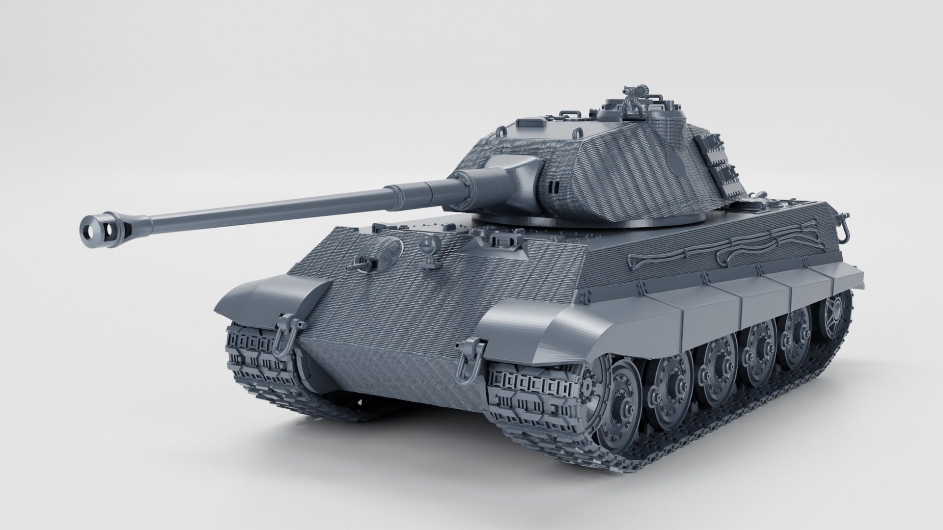 13点 BT-42/クルセーダーMK.III/TIGER I/Sd.Kfz.2他 Tiger II Ausf.B Zimmerit (Sd.Kfz.182, King Tiger) Henschel+Porsche