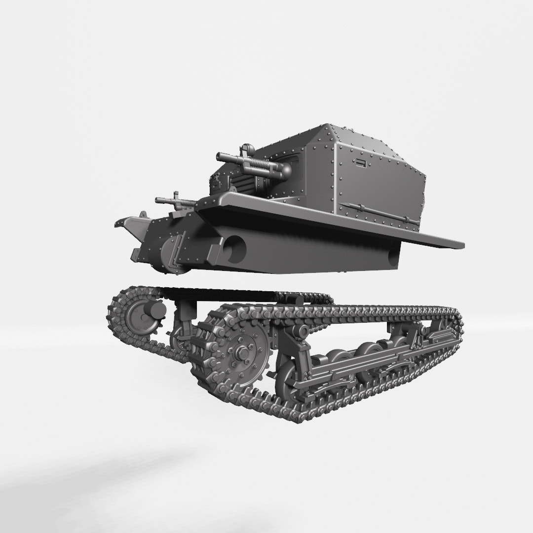 Tankette vz.33 (P-I) (Czech, WW2) by Wargame3D - Wargaming3D