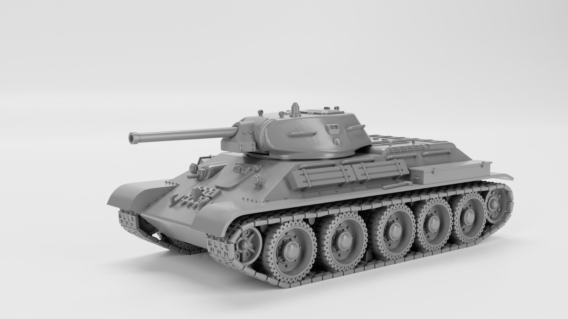 T-34⭐ T-34/76 Tanks (model 1941+model 1943) (USSR, WW2) by