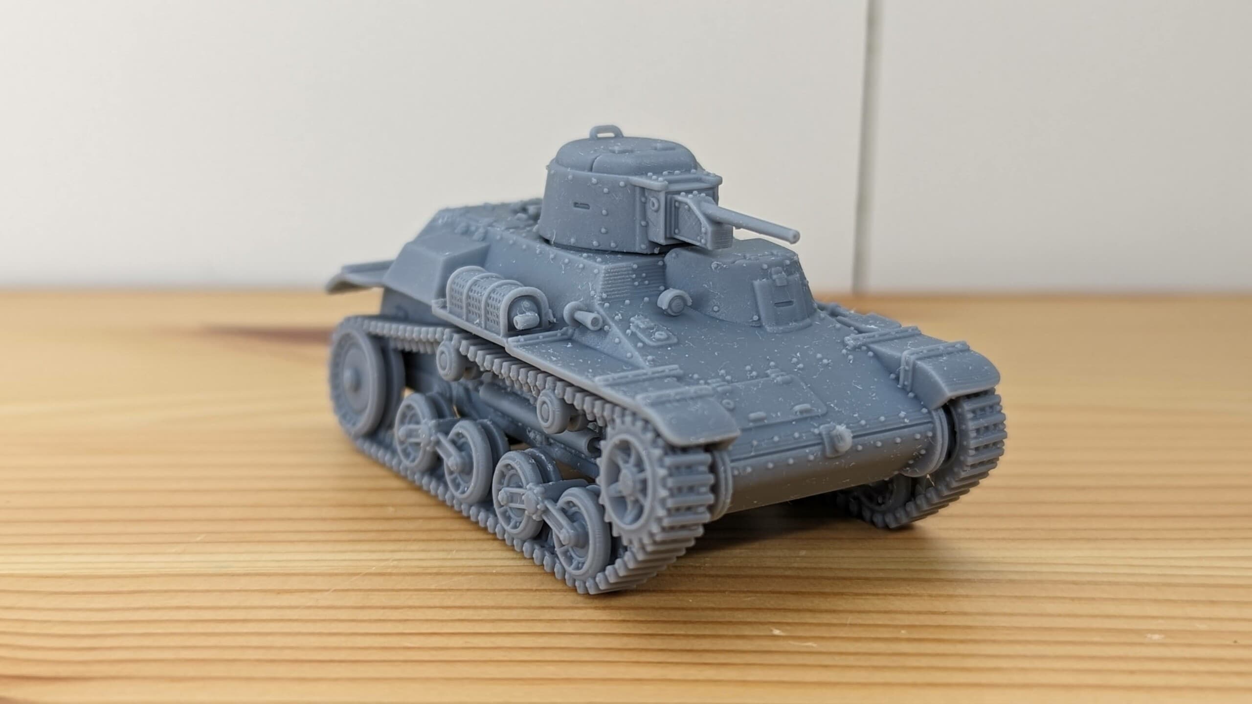 Type 97 Te-Ke Tankette + 2 Tankmen (Japan, WW2) by Wargame3D