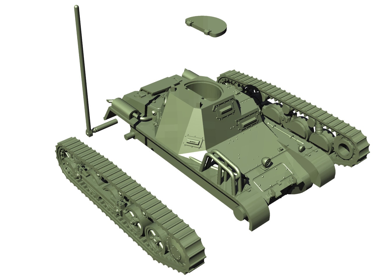 Befehlswagen 1 Command machine (Sd.Kfz.265) (WW2 Germany and
