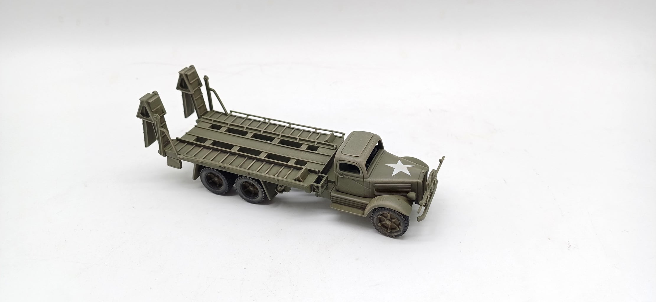 Modèle Réduit 1/43 – Transporteur De Char WWII White 920 Et Char, Impression 3D