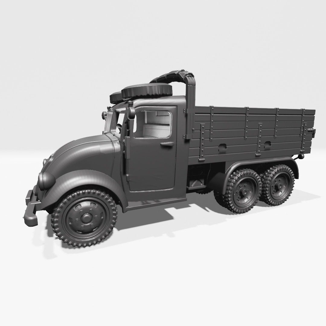 Tatra 82 Medium truck (6x6) (Czech, WW2) by Wargame3D - Wargaming3D