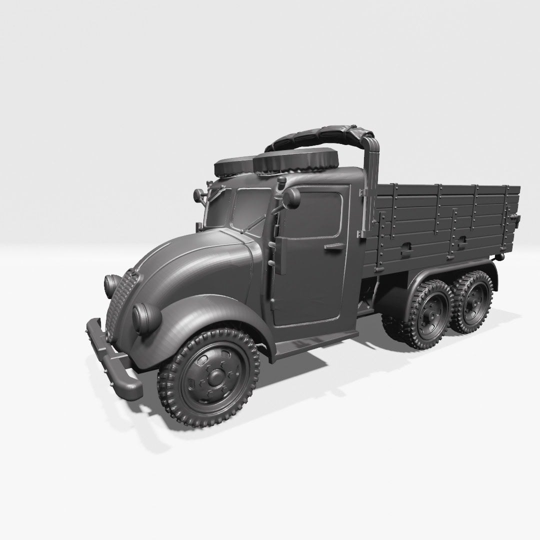 PLECHOVÉ MODELY　BLECHMODELLE　TATRA　ミニカー Tatra 82 Medium truck (6x6) (Czech, WW2) by Wargame3D - Wargaming3D