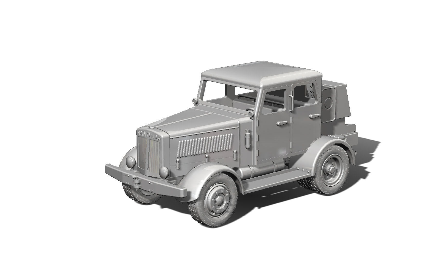 Hanomag SS-100 Gigant (Schwerer Schlepper) + A-stoff trailer for