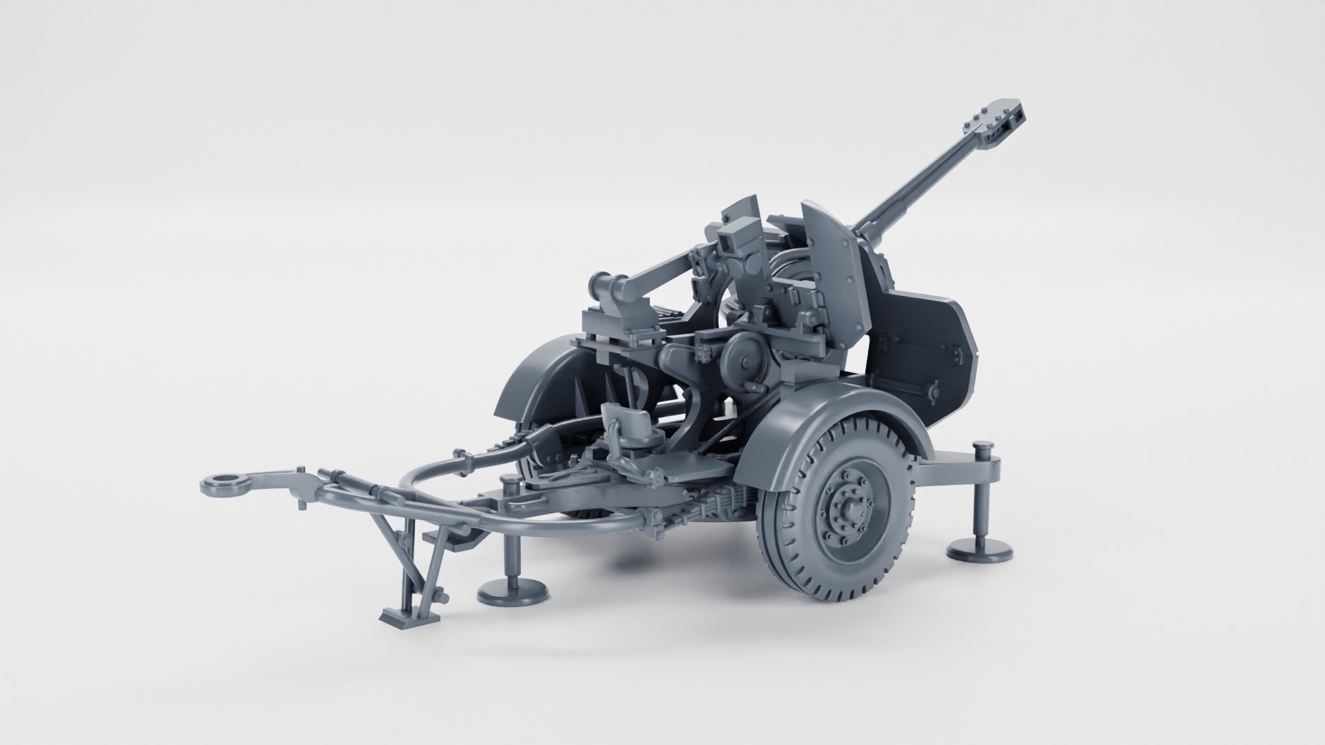 3cm Flak 103/38 Jaboshreck AA gun (Germany, WW2) by Wargame3D